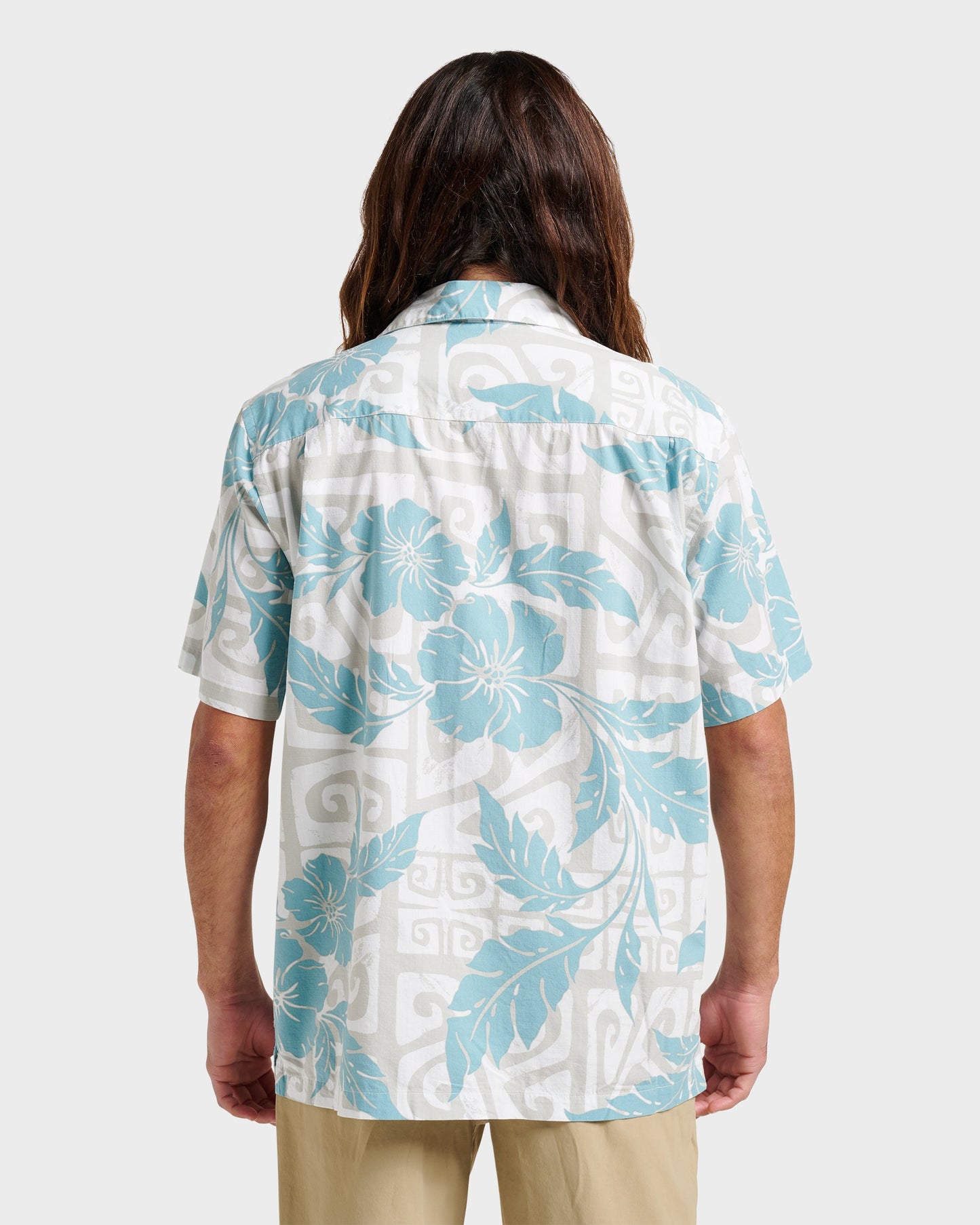 Waterman Beach Shack Shirt - White White Quick Silver