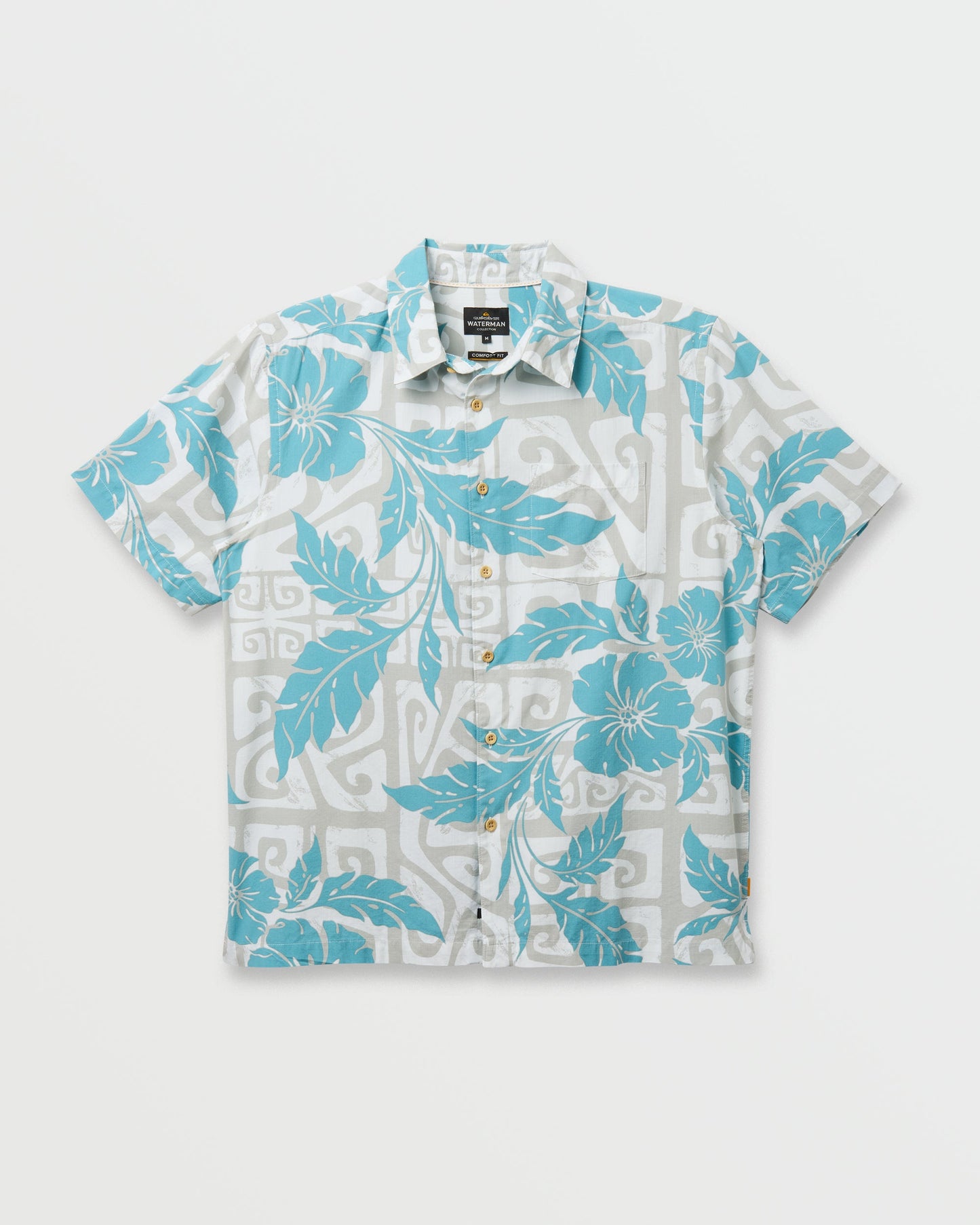 Waterman Beach Shack Shirt - White White Quick Silver
