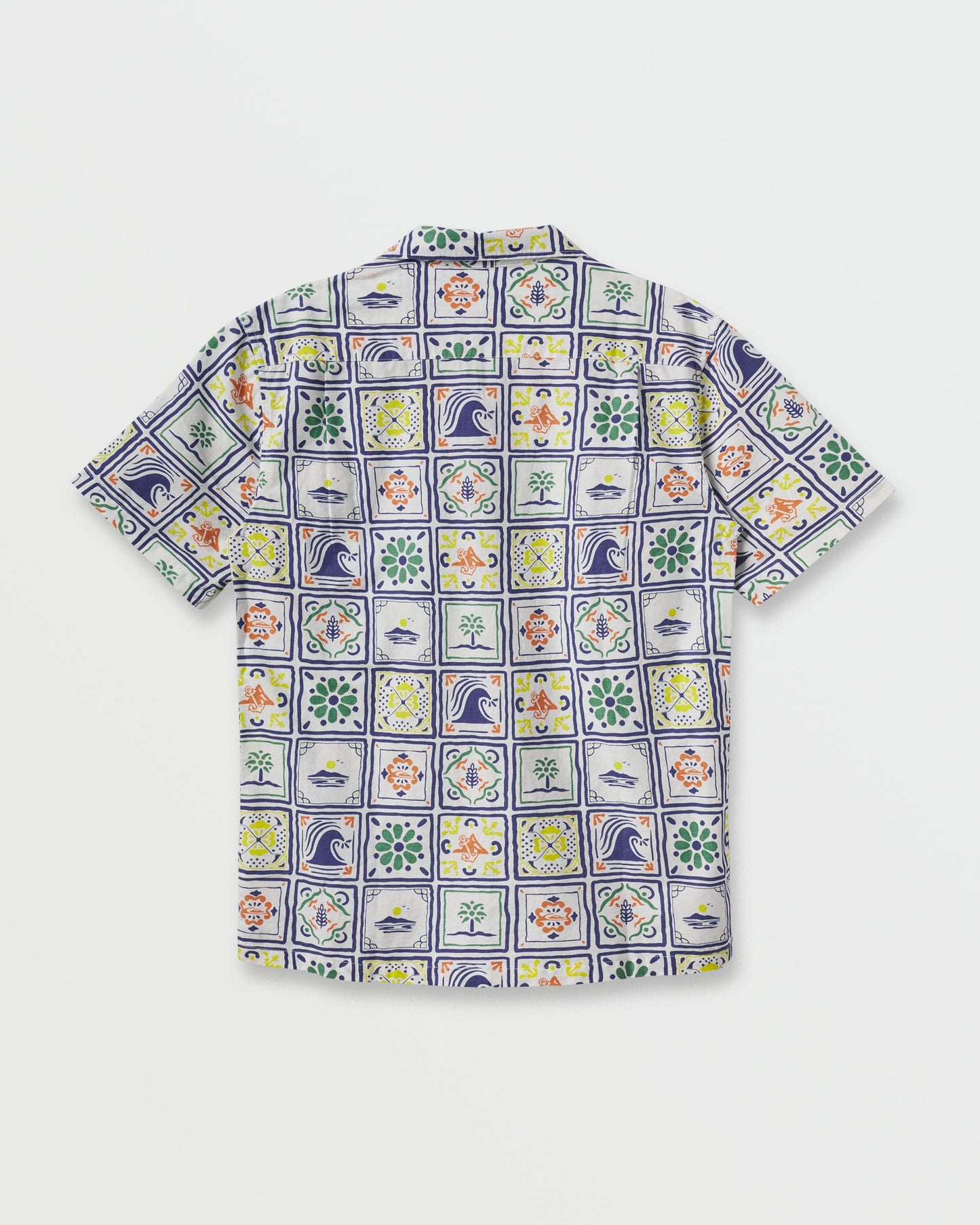 Quiksilver x Pacifico Baja Casual Short Sleeve Shirt - Off White Off White Quick Silver