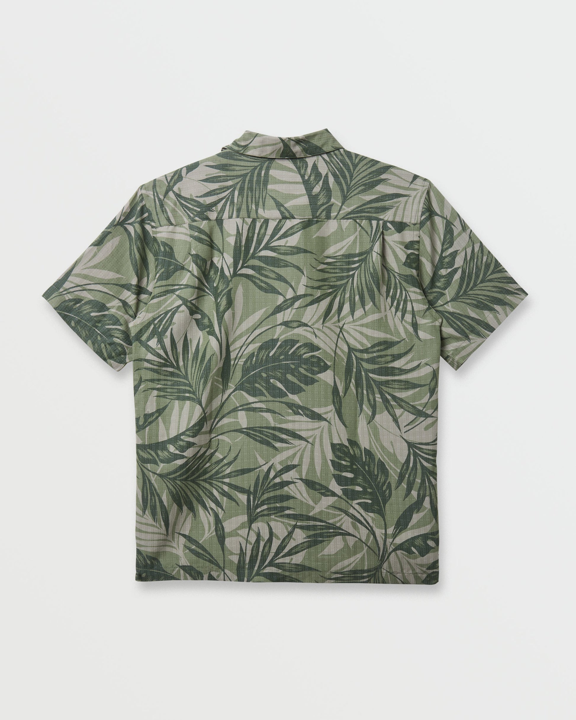 Waterman Botanical Short Sleeve Shirt - Dark Green Dark Green Quick Silver
