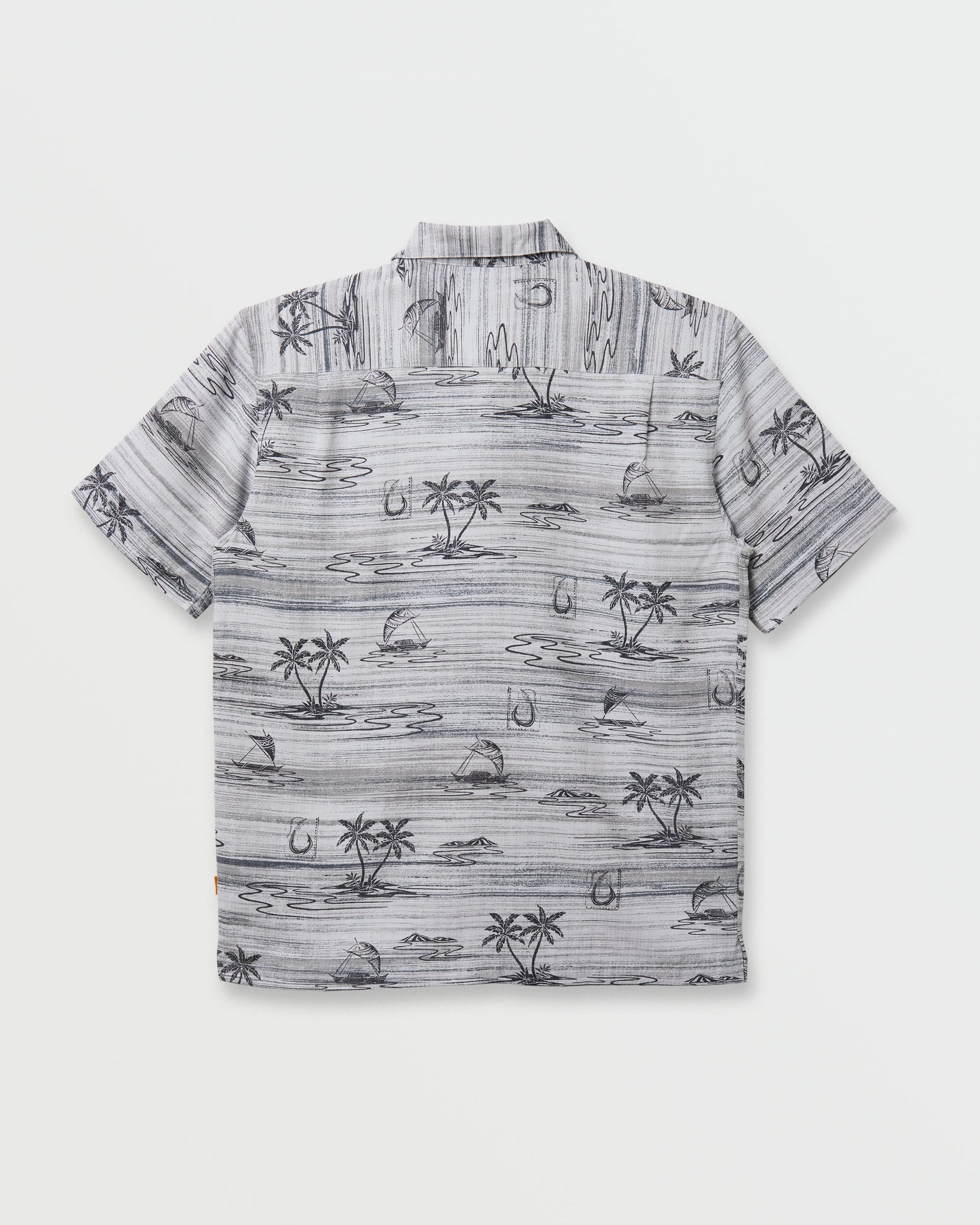 Waterman Island Daze Short Sleeve Shirt - Phantom Phantom Quick Silver