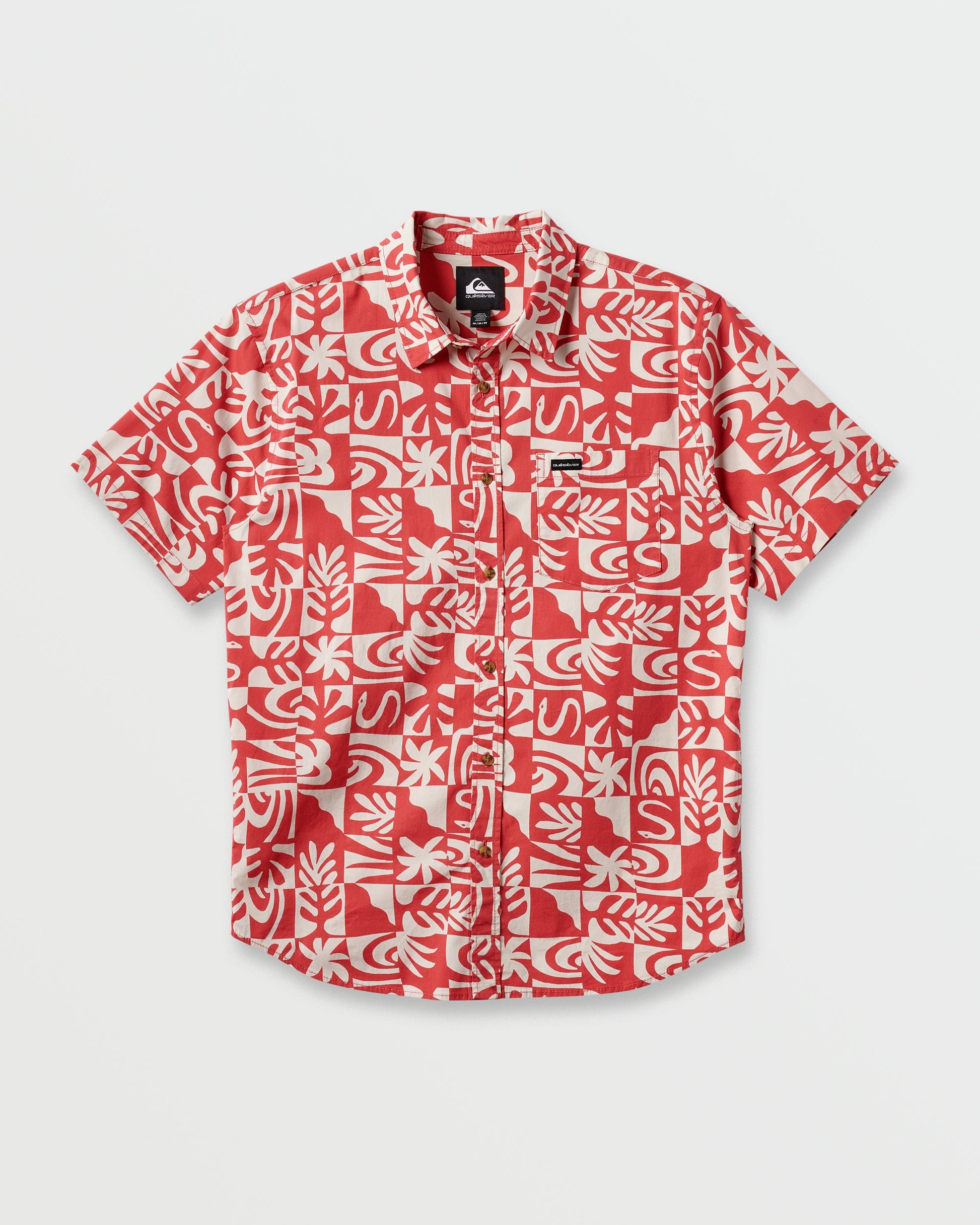 Terra Classic Stretch Short Sleeve Shirt - Mineral Red Mineral Red Quick Silver
