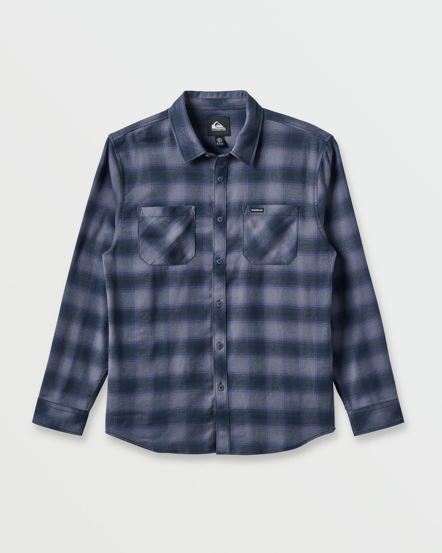 Terrace Stretch Flannel Shirt - Phantom Phantom Quick Silver