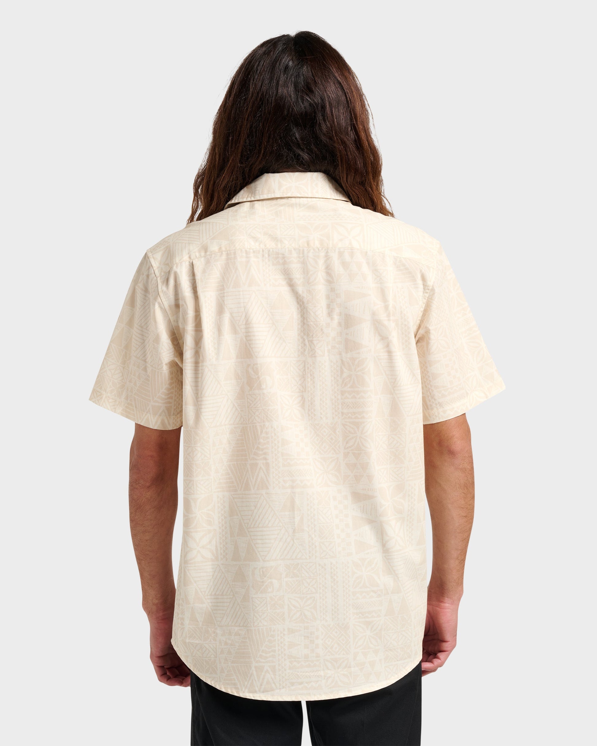 Makaha Classic Short Sleeve Shirt - Off White Off White Quick Silver