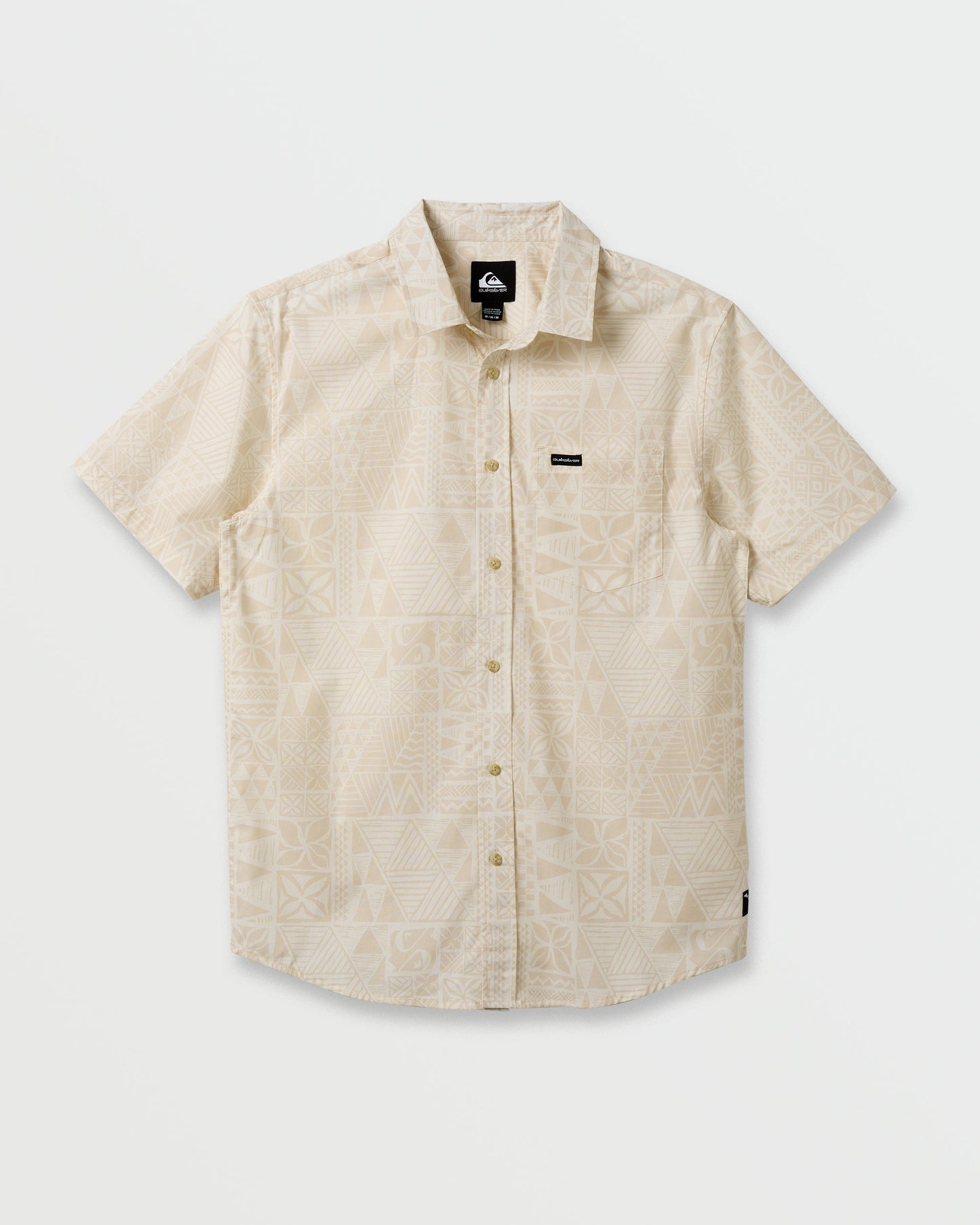Makaha Classic Short Sleeve Shirt - Off White Off White Quick Silver