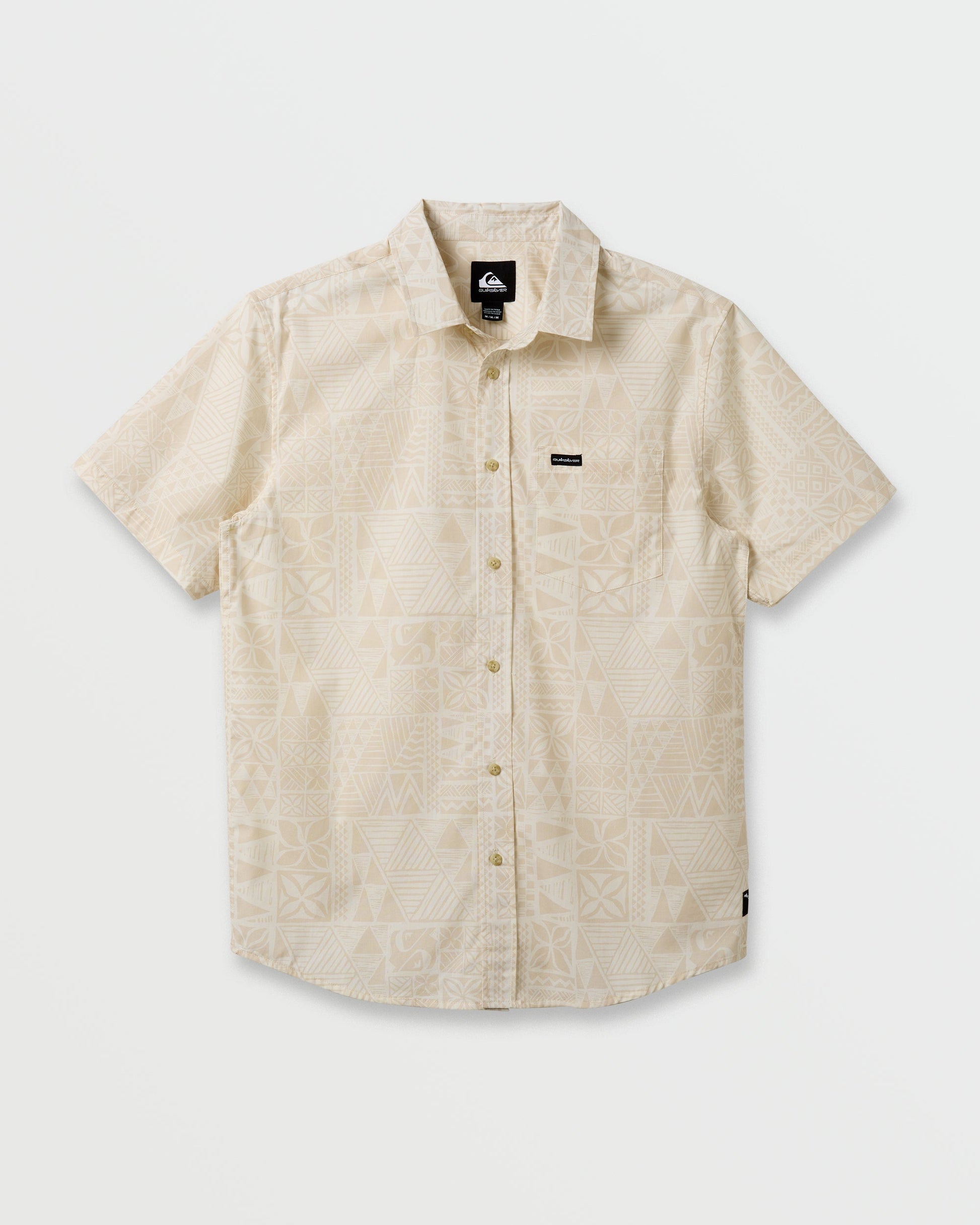 Makaha Classic Short Sleeve Shirt - Off White Off White Quick Silver