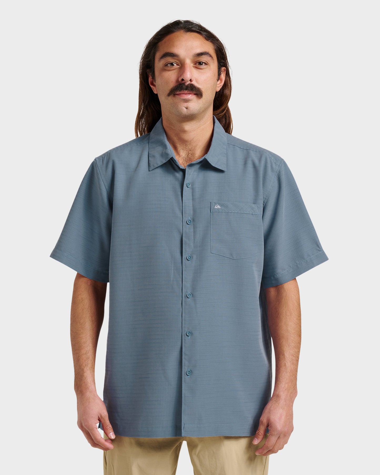 Waterman Centinela Premium Anti-Wrinkle Shirt - Flint Stone Flint Stone Quick Silver