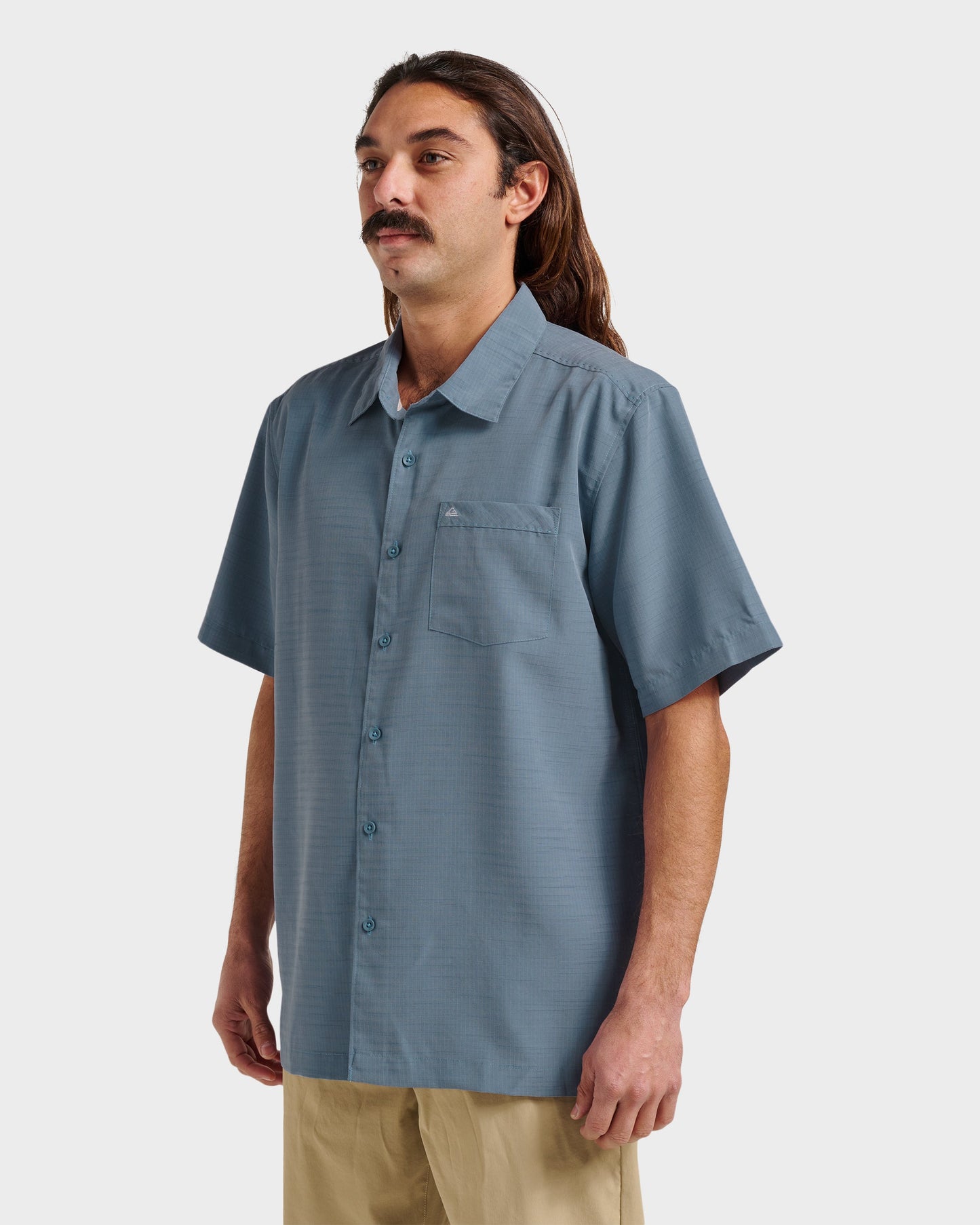 Waterman Centinela Premium Anti-Wrinkle Shirt - Flint Stone Flint Stone Quick Silver