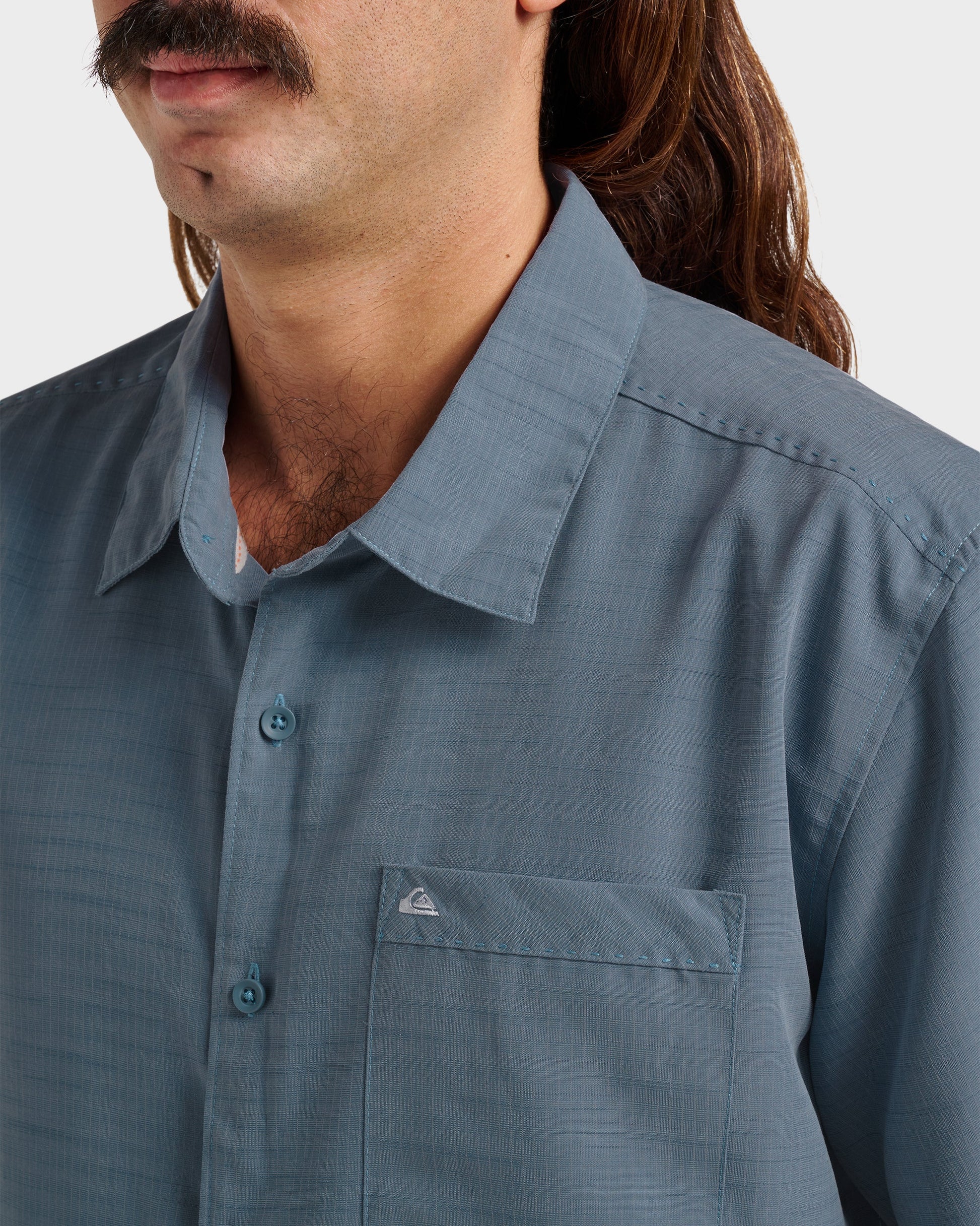 Waterman Centinela Premium Anti-Wrinkle Shirt - Flint Stone Flint Stone Quick Silver