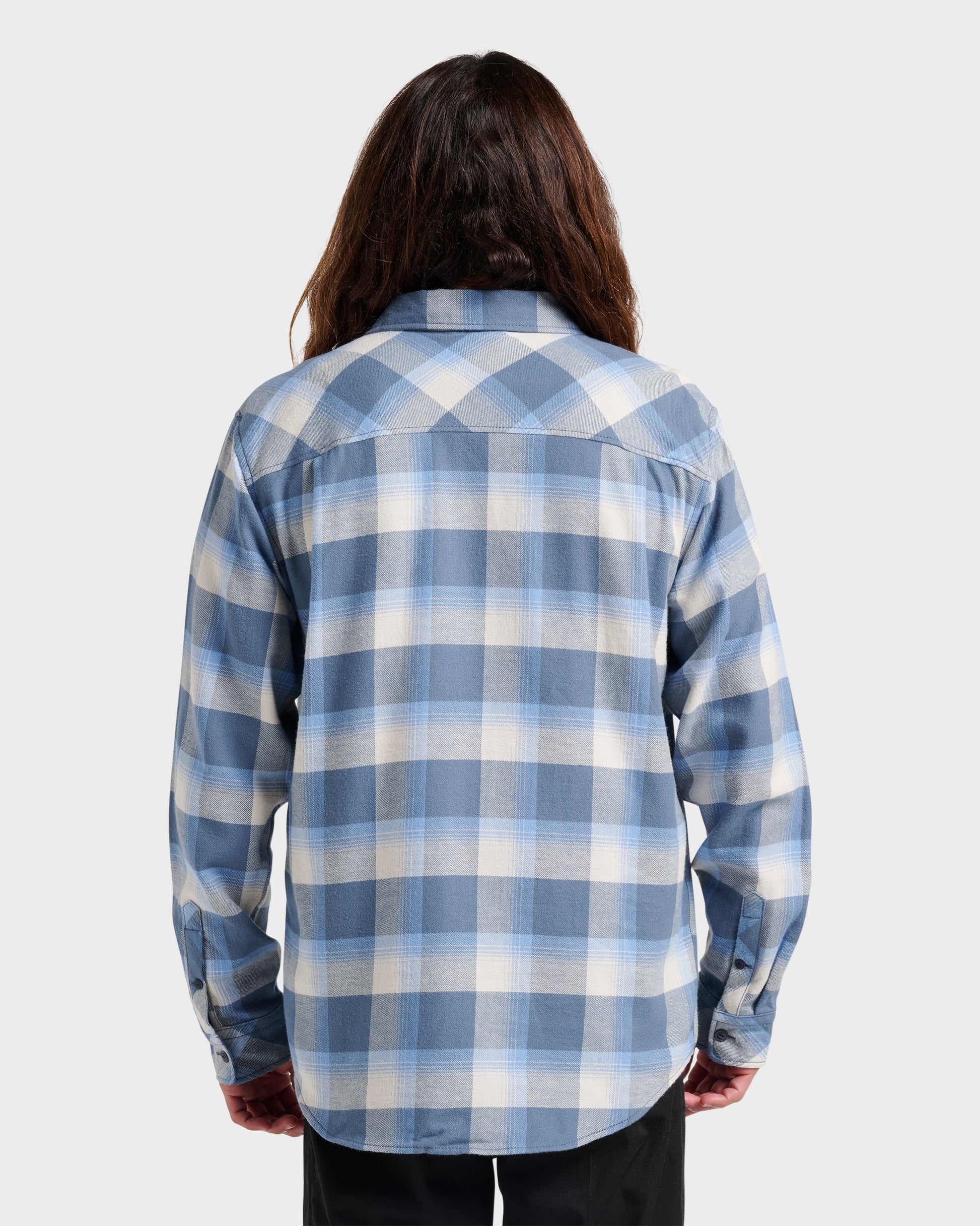 Penmar Check Flannel Shirt - China Blue China Blue Quick Silver