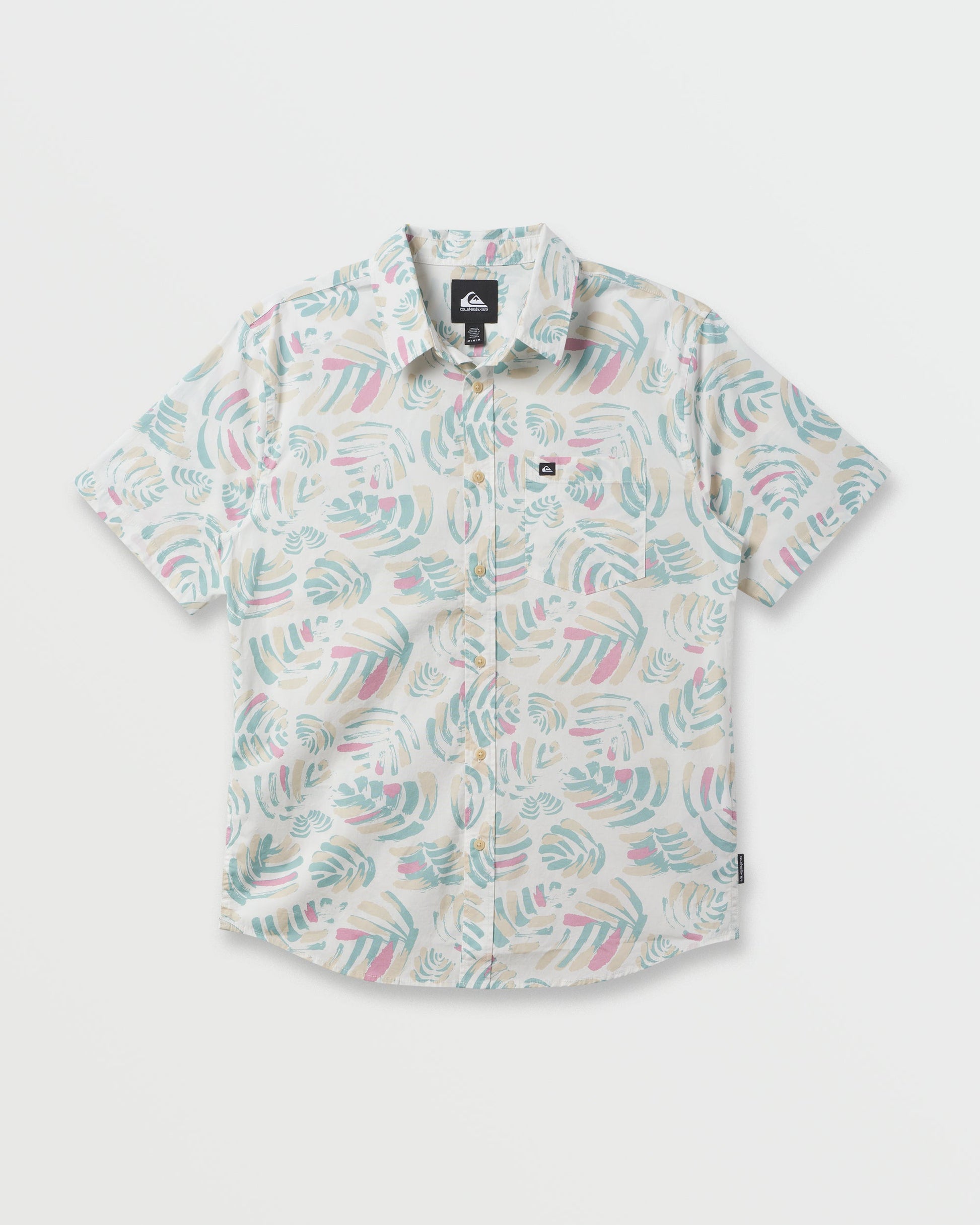 Shades Classic Stretch Short Sleeve Shirt - Off White Off White Quick Silver