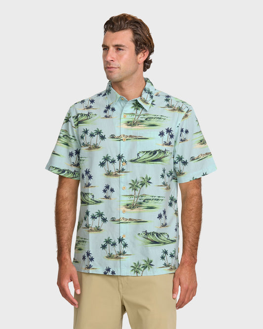Waterman Day Dreamin' Shirt - Cool Blue Cool Blue Quick Silver