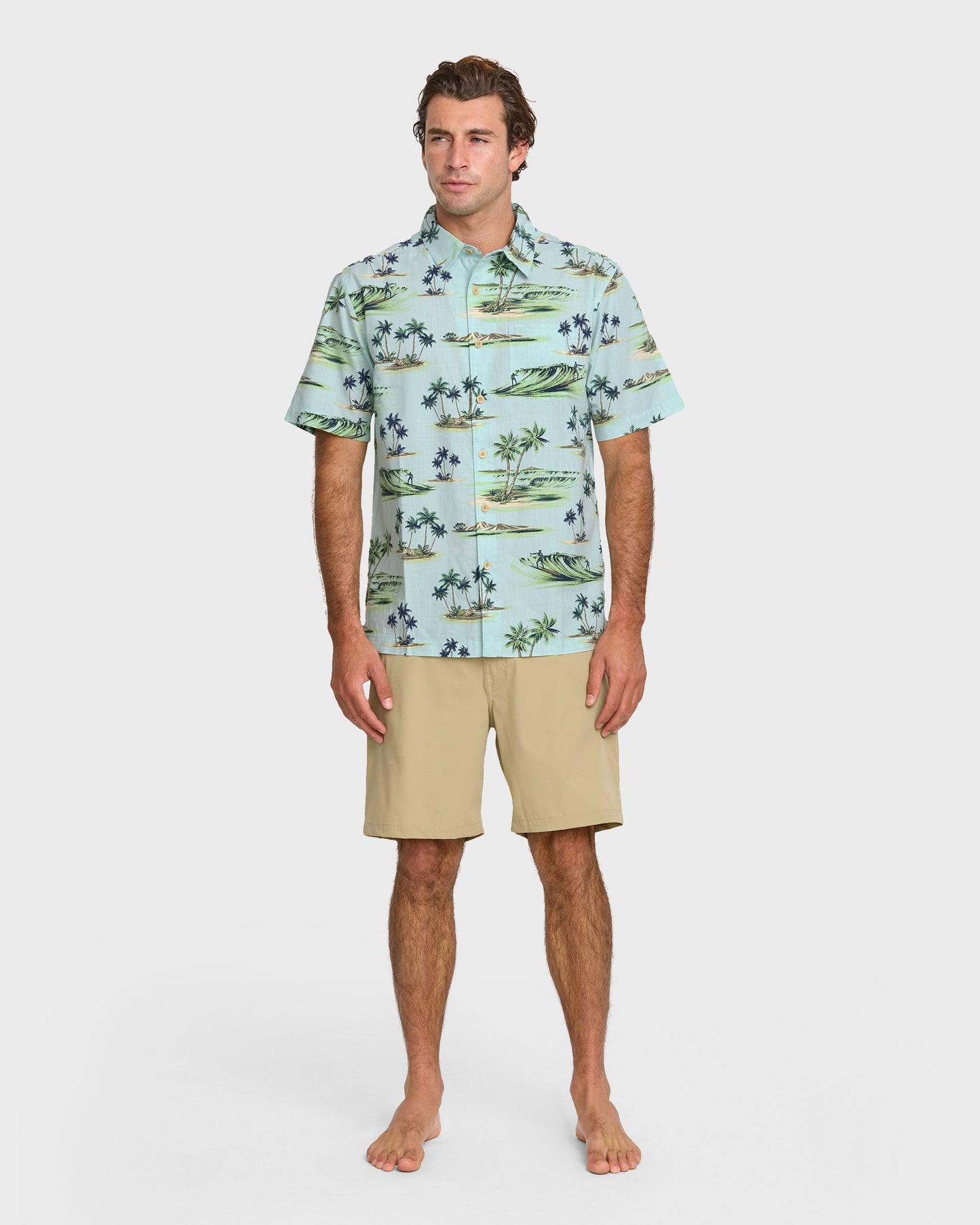 Waterman Day Dreamin' Shirt - Cool Blue Cool Blue Quick Silver