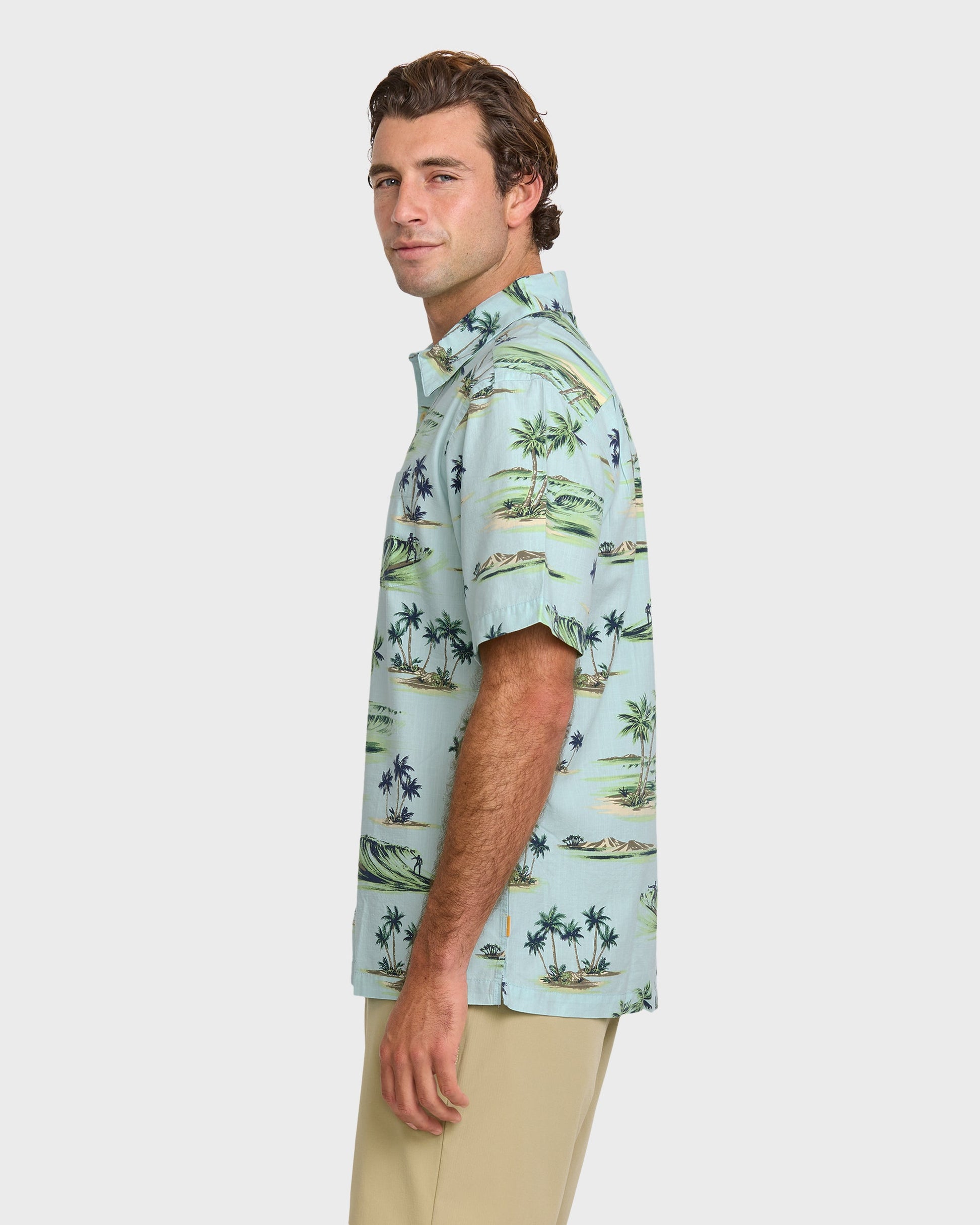 Waterman Day Dreamin' Shirt - Cool Blue Cool Blue Quick Silver