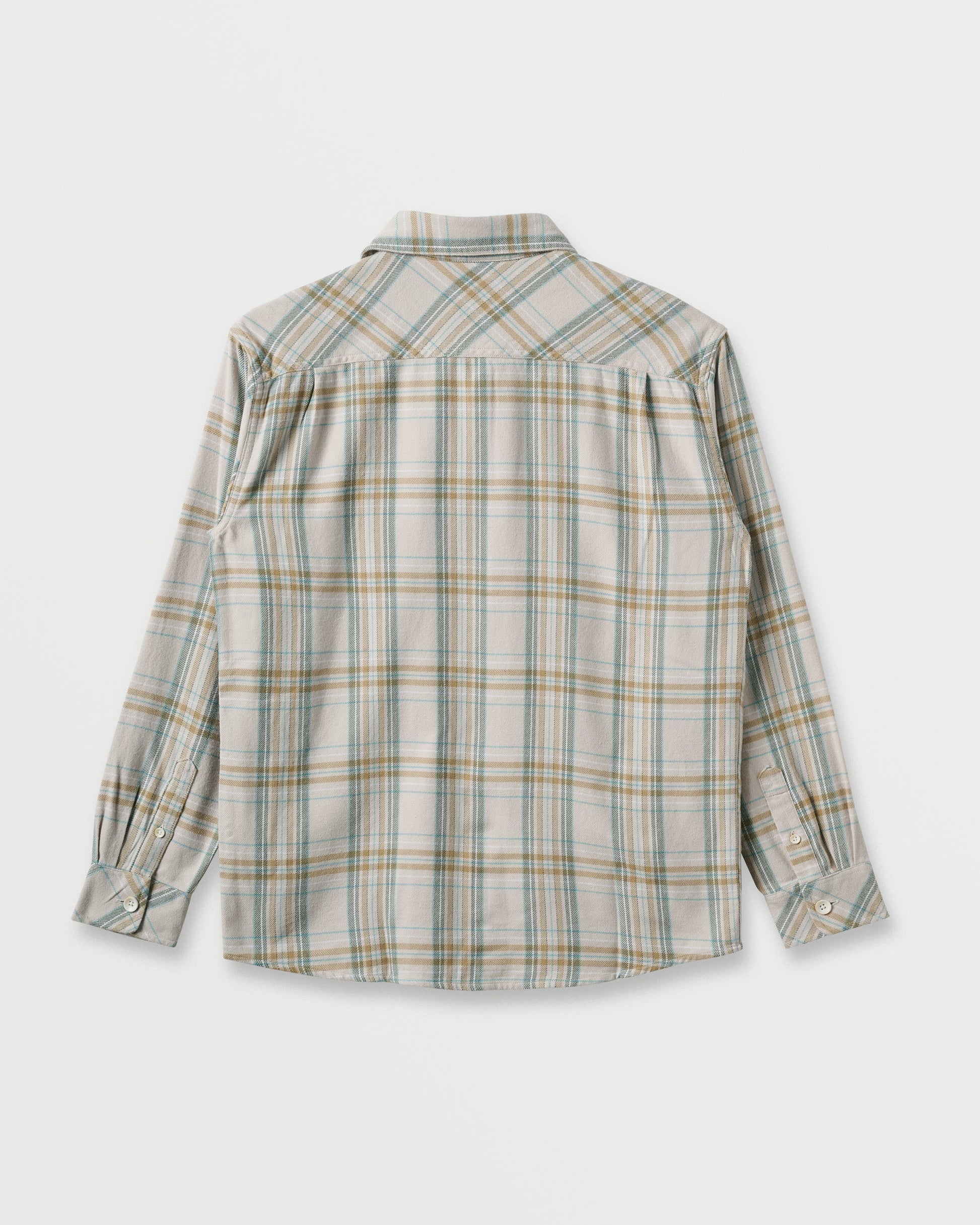 Waterman Bodie Flannel Shirt - Moonbeam Moonbeam Quick Silver