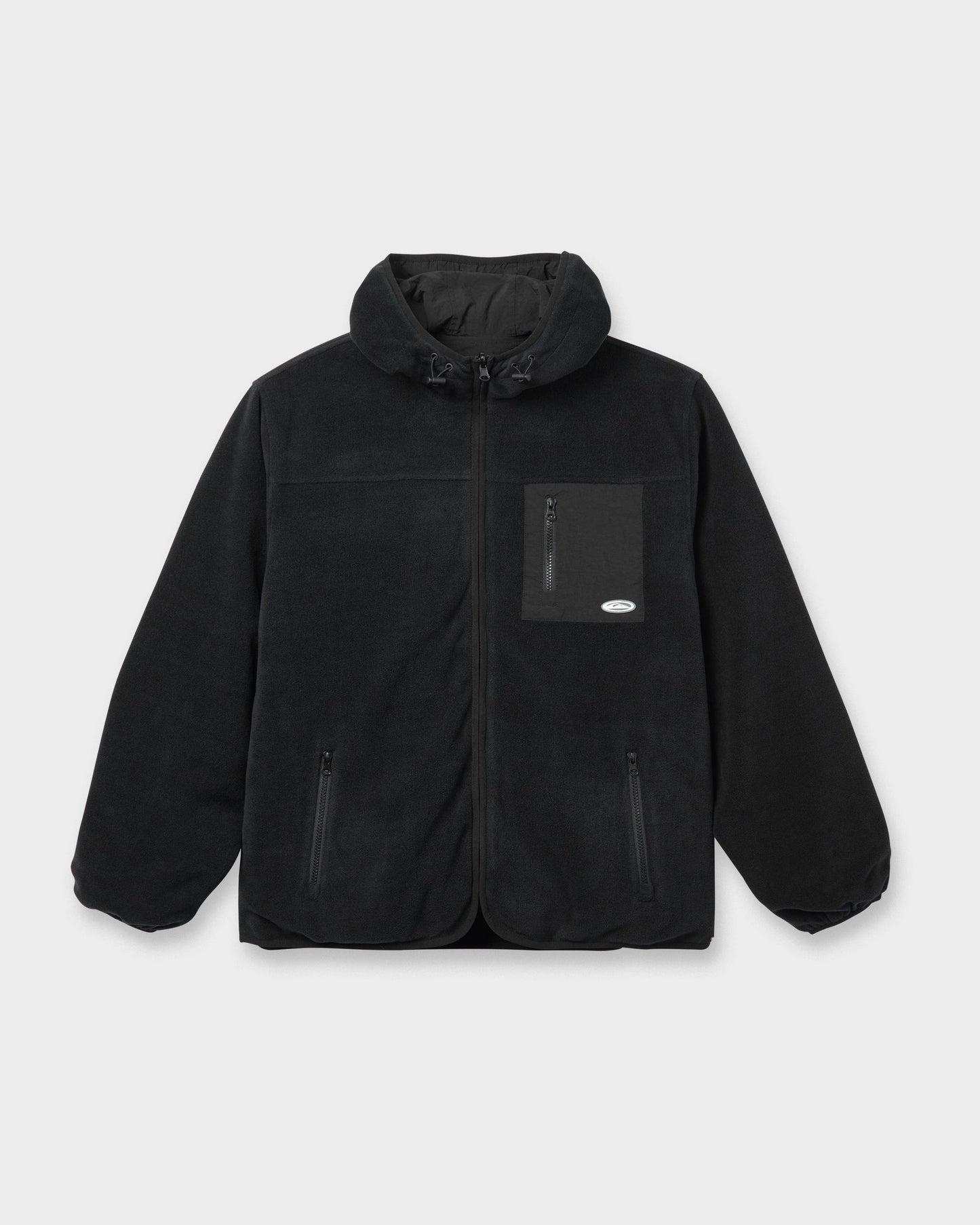Reversible Zip Hoodie - Black Black Quick Silver