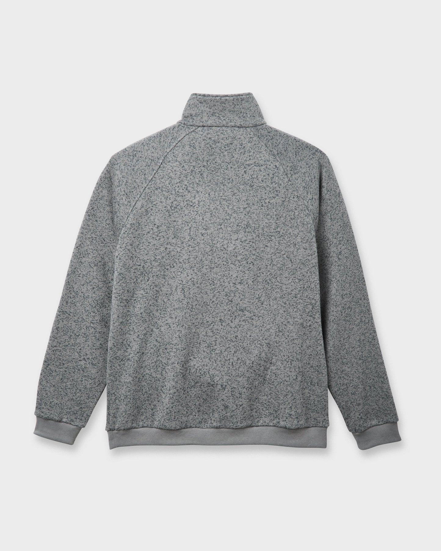 Keller Half Zip Mock Sweatshirt - Smoked Gray Heather Smoked Gray Heather Quick Silver