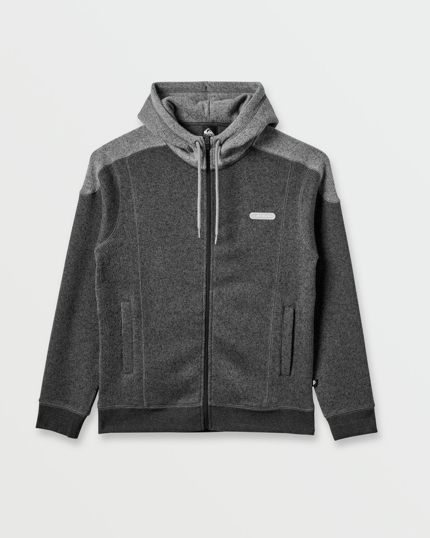 Keller Zip Hoodie - Black Heather Black Heather Quick Silver