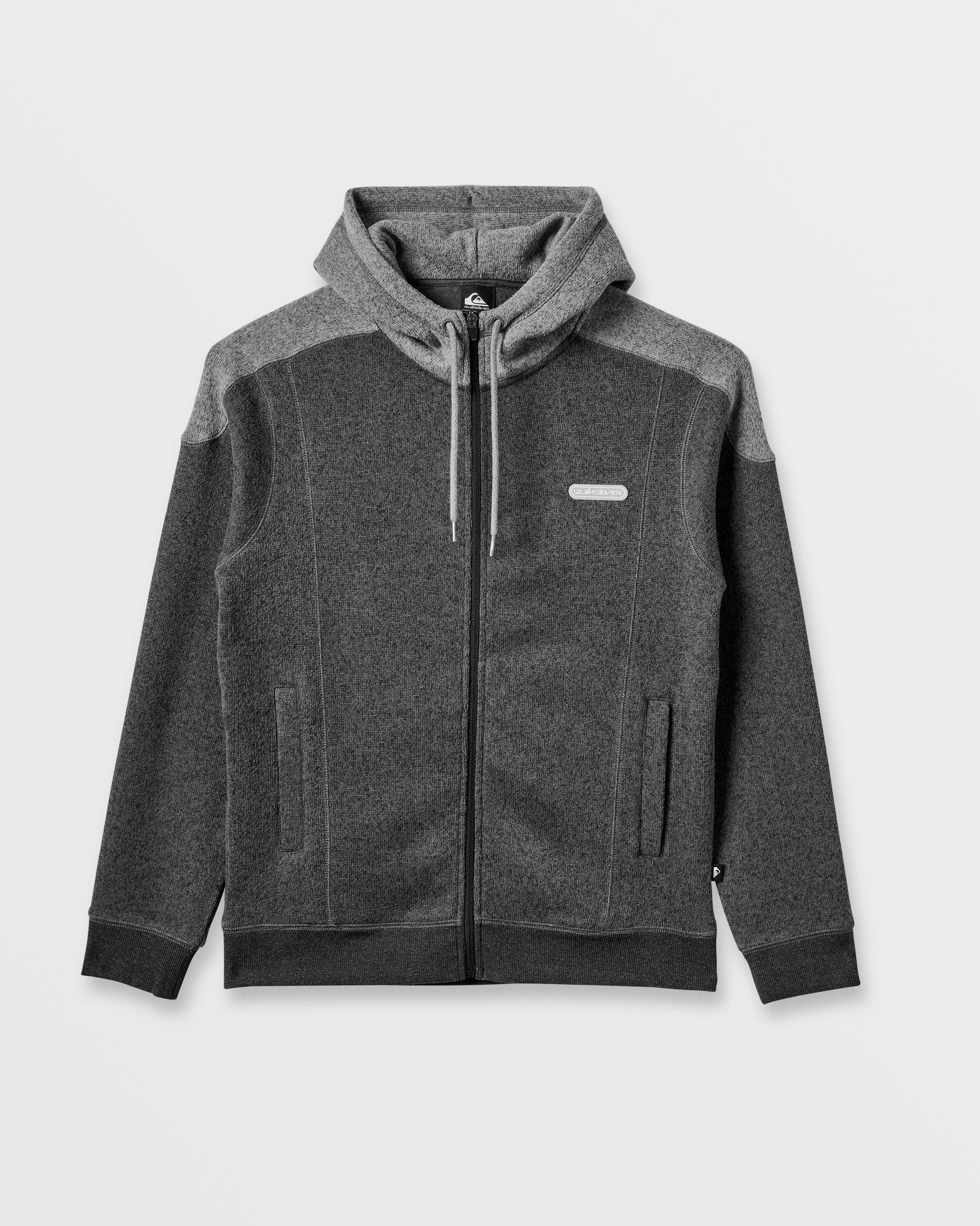 Keller Zip Hoodie - Black Heather Black Heather Quick Silver