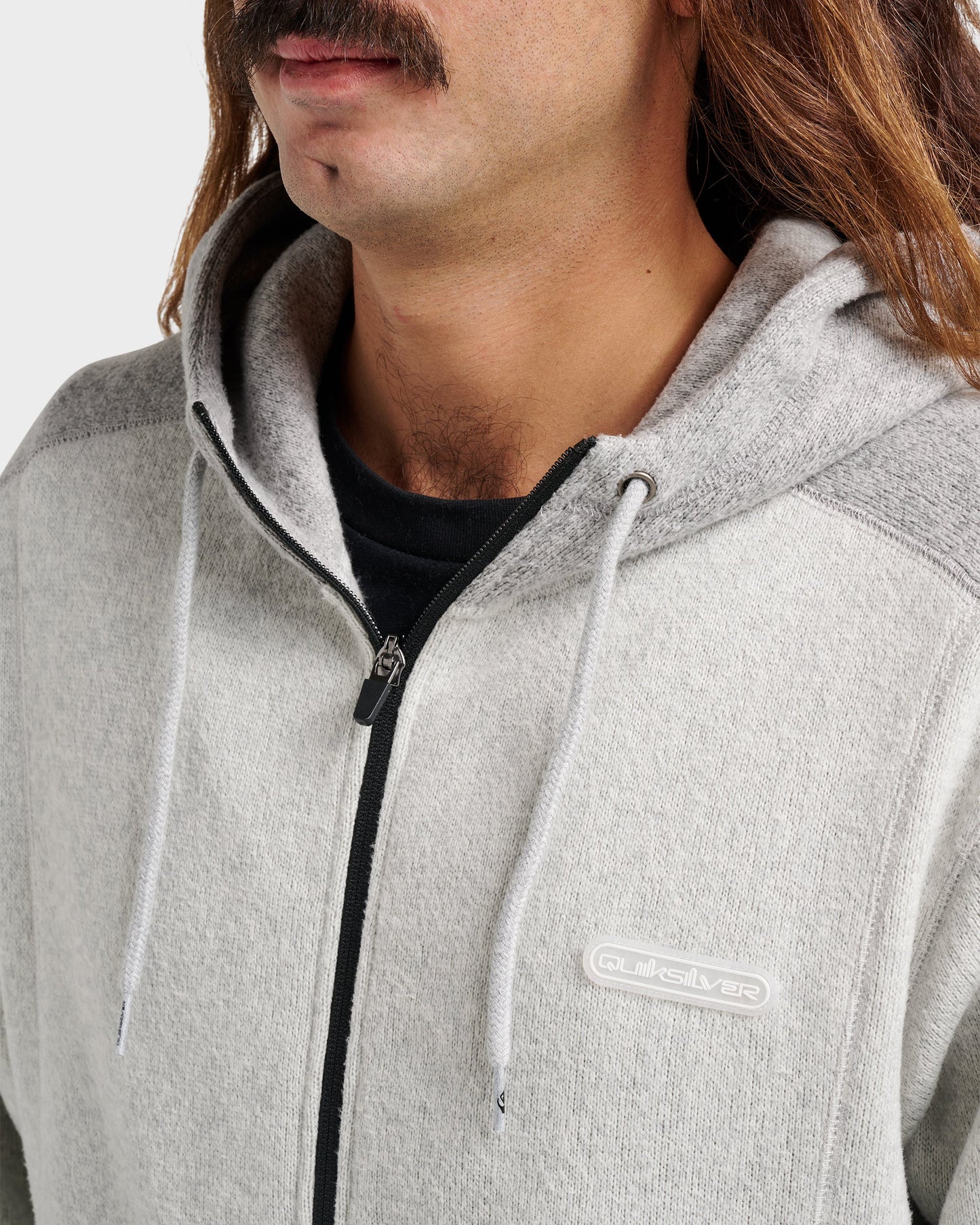 Keller Zip Hoodie - Light Gray Heather Light Gray Heather Quick Silver
