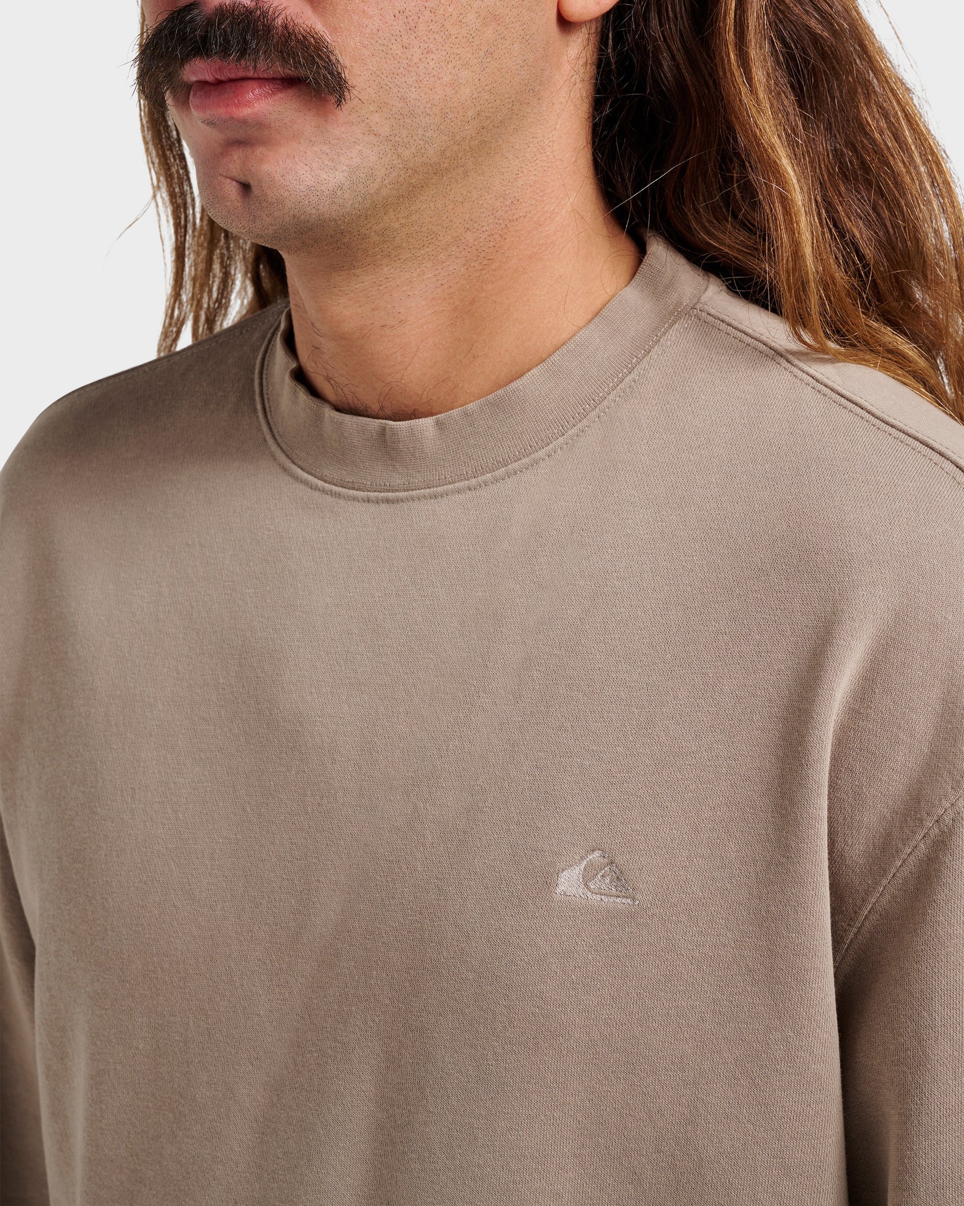 Saltwater Crewneck Sweatshirt - Fallen Rock Fallen Rock Quick Silver