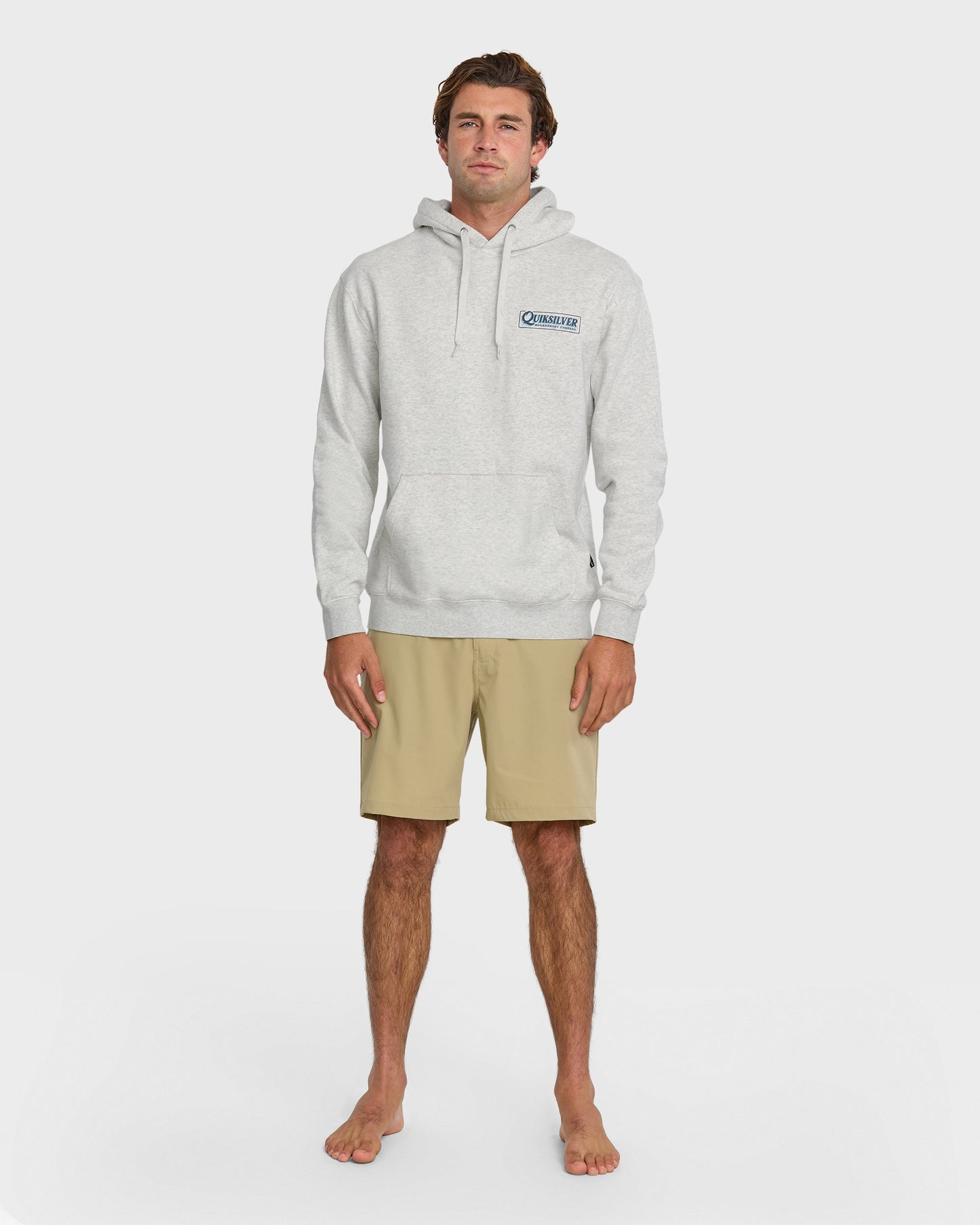 Graphic Hoodie - White/Heather White/Heather Quick Silver