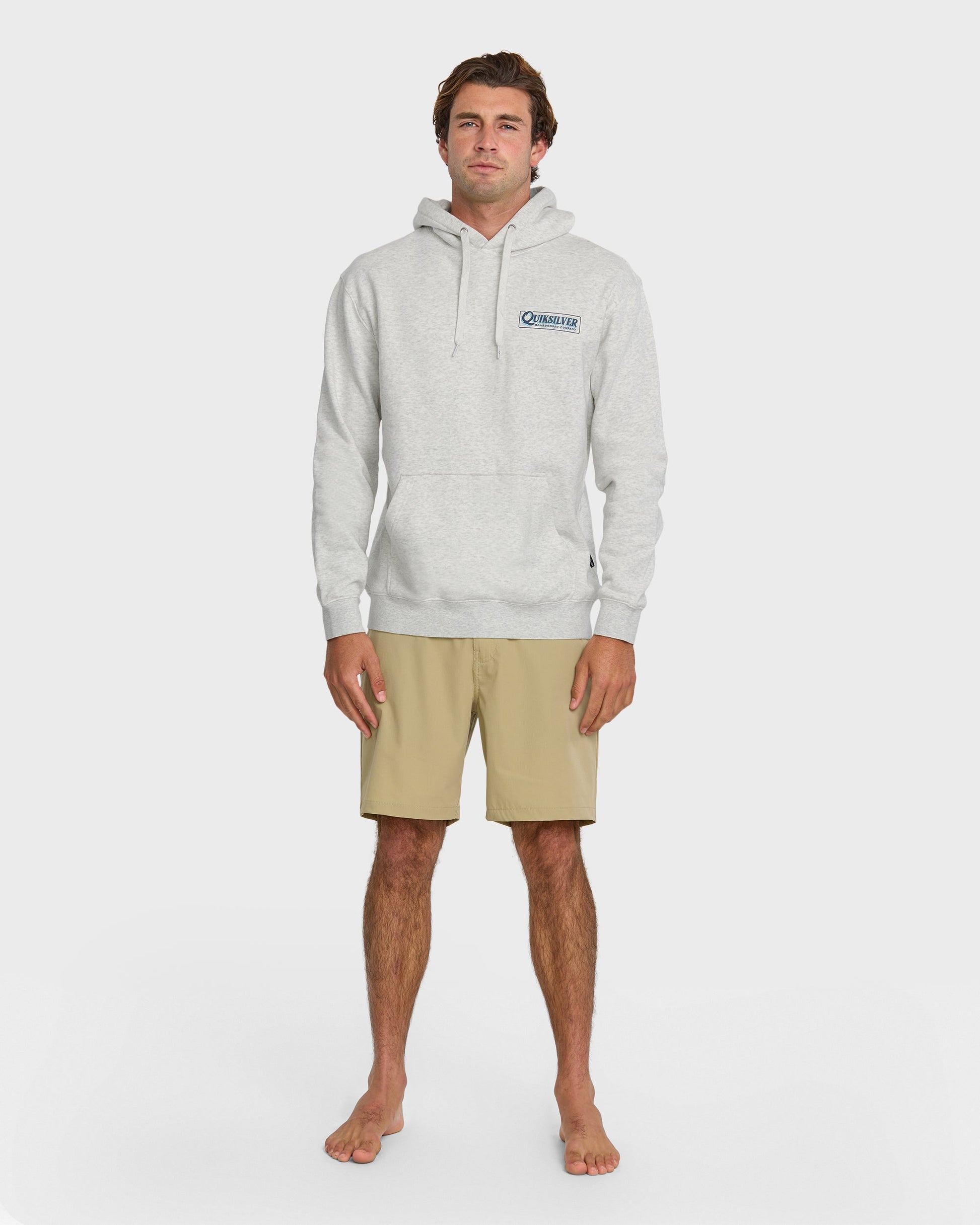 Graphic Hoodie - White/Heather White/Heather Quick Silver
