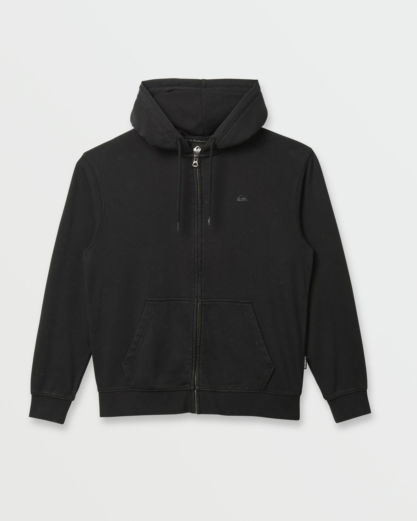 Saltwater Full Zip Hoodie - Black Black Quick Silver
