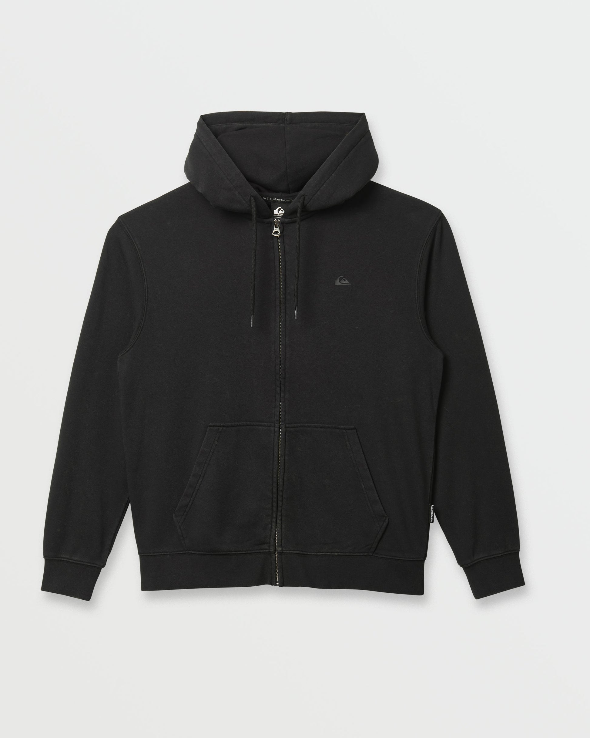 Saltwater Full Zip Hoodie - Black Black Quick Silver