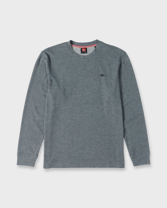 Malvern Long Sleeve Soft Touch Crewneck Sweatshirt - Anthracite Anthracite Quick Silver