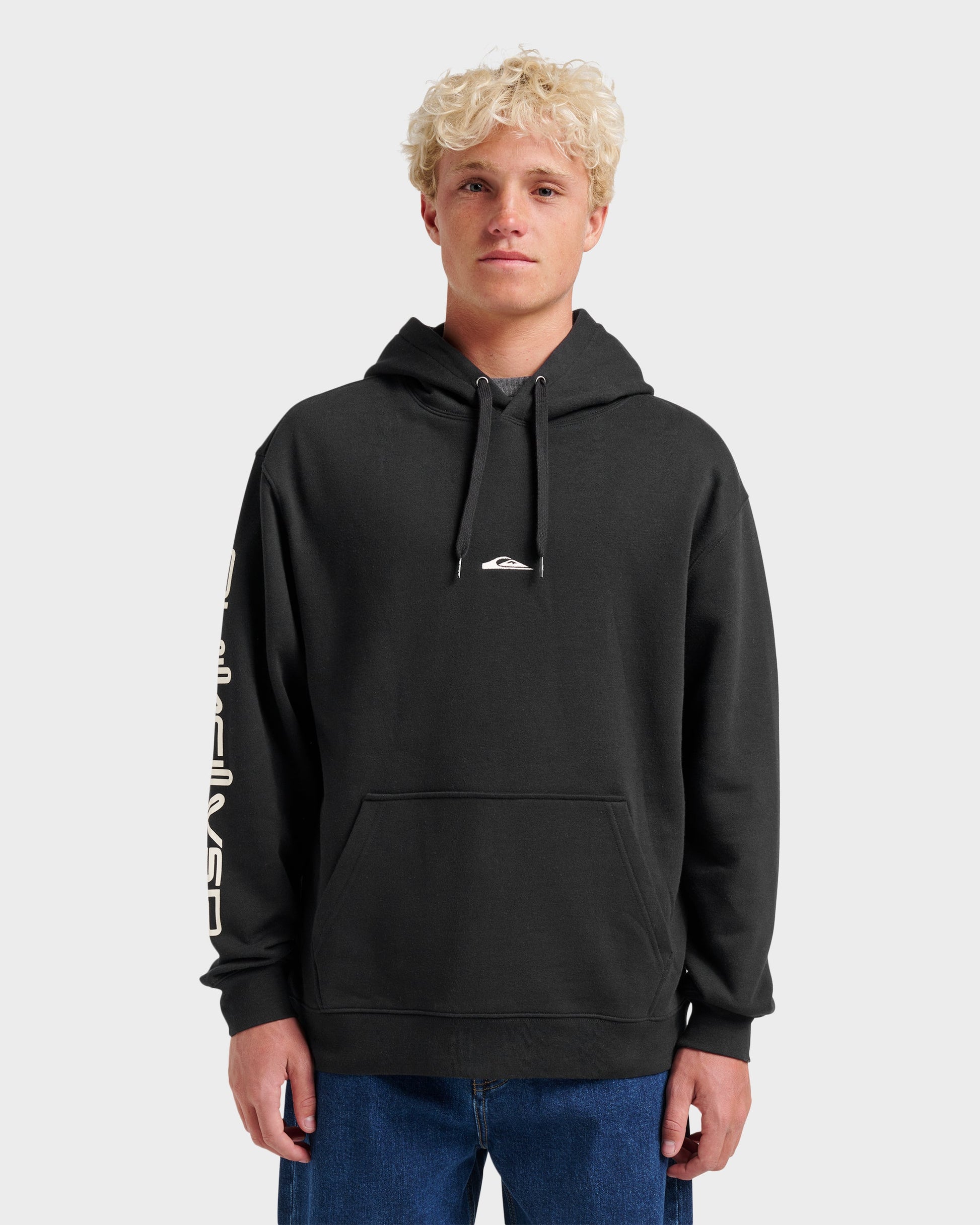 Passage Logo Hoodie - Black Black Quick Silver