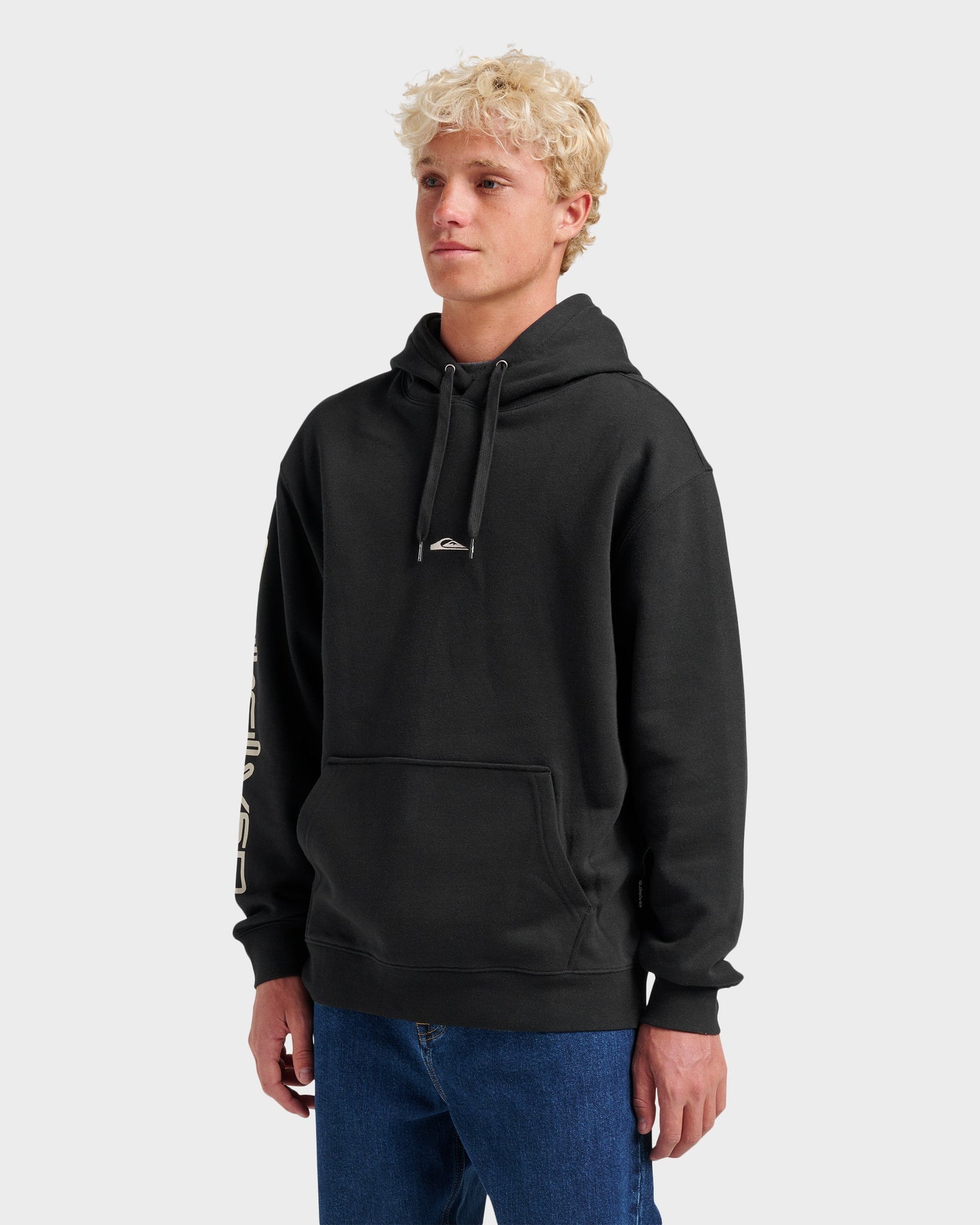 Passage Logo Hoodie - Black Black Quick Silver