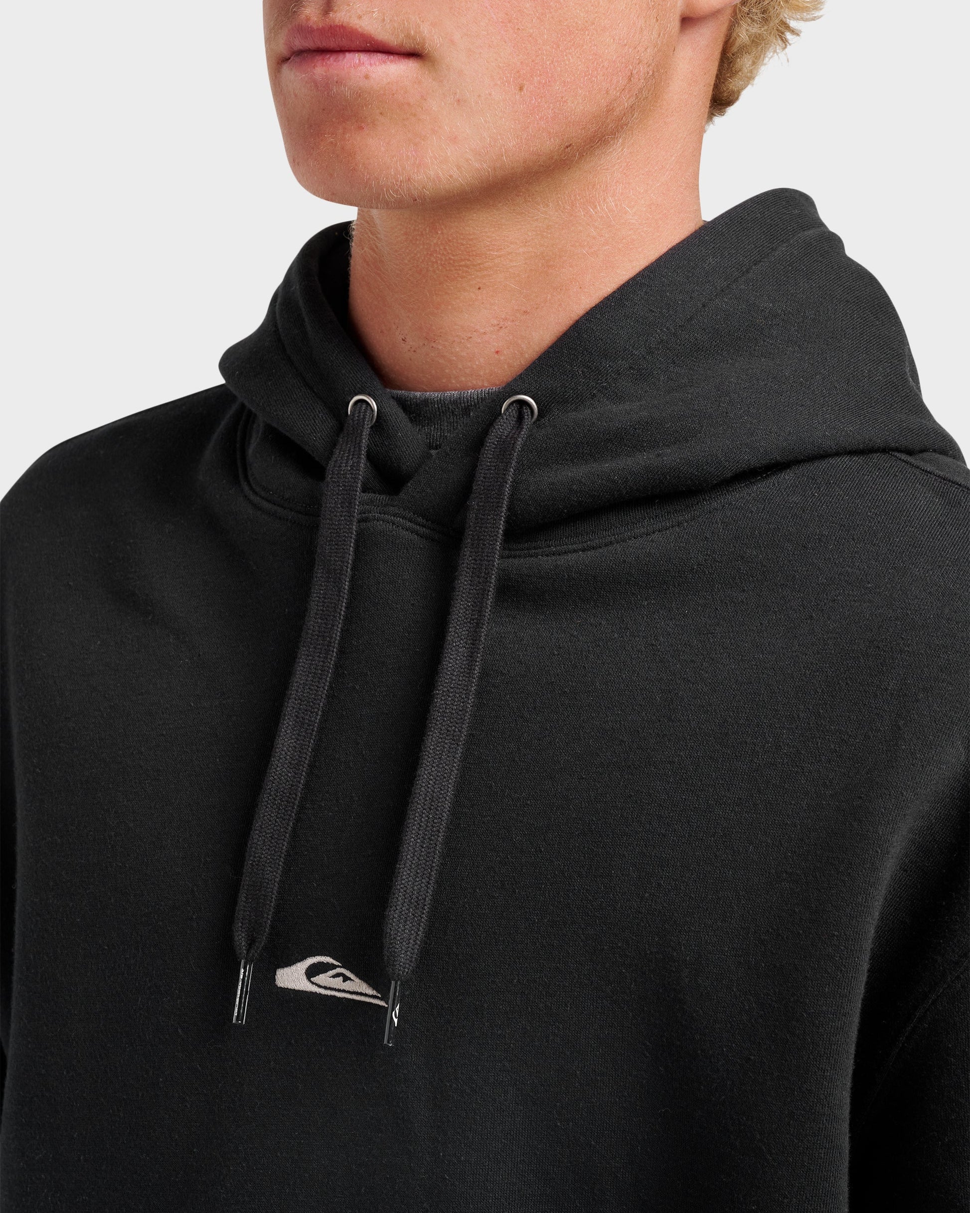 Passage Logo Hoodie - Black Black Quick Silver