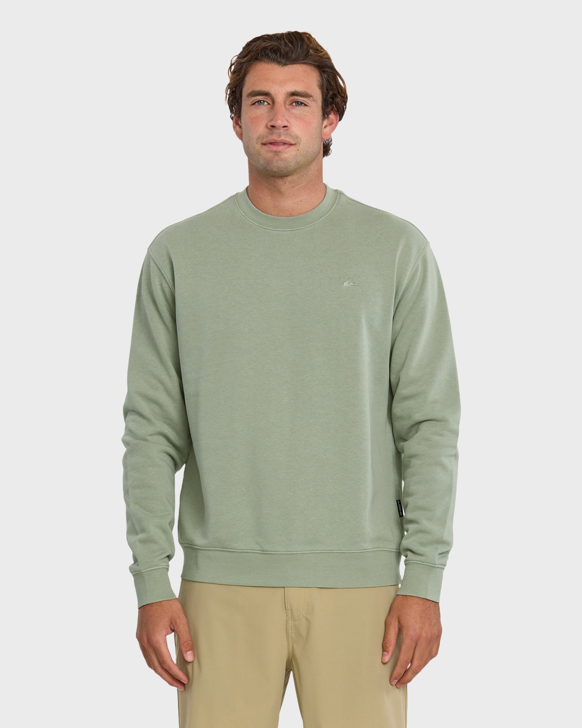 Saltwater Crewneck Sweatshirt - Herb Herb Quick Silver
