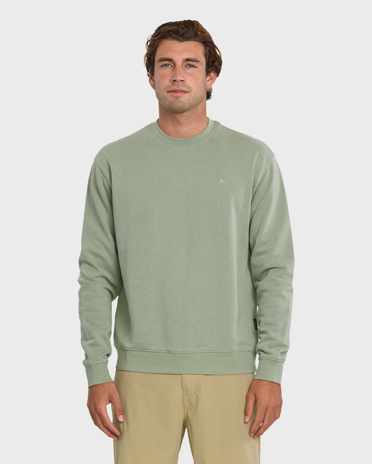 Saltwater Crewneck Sweatshirt - Herb Herb Quick Silver