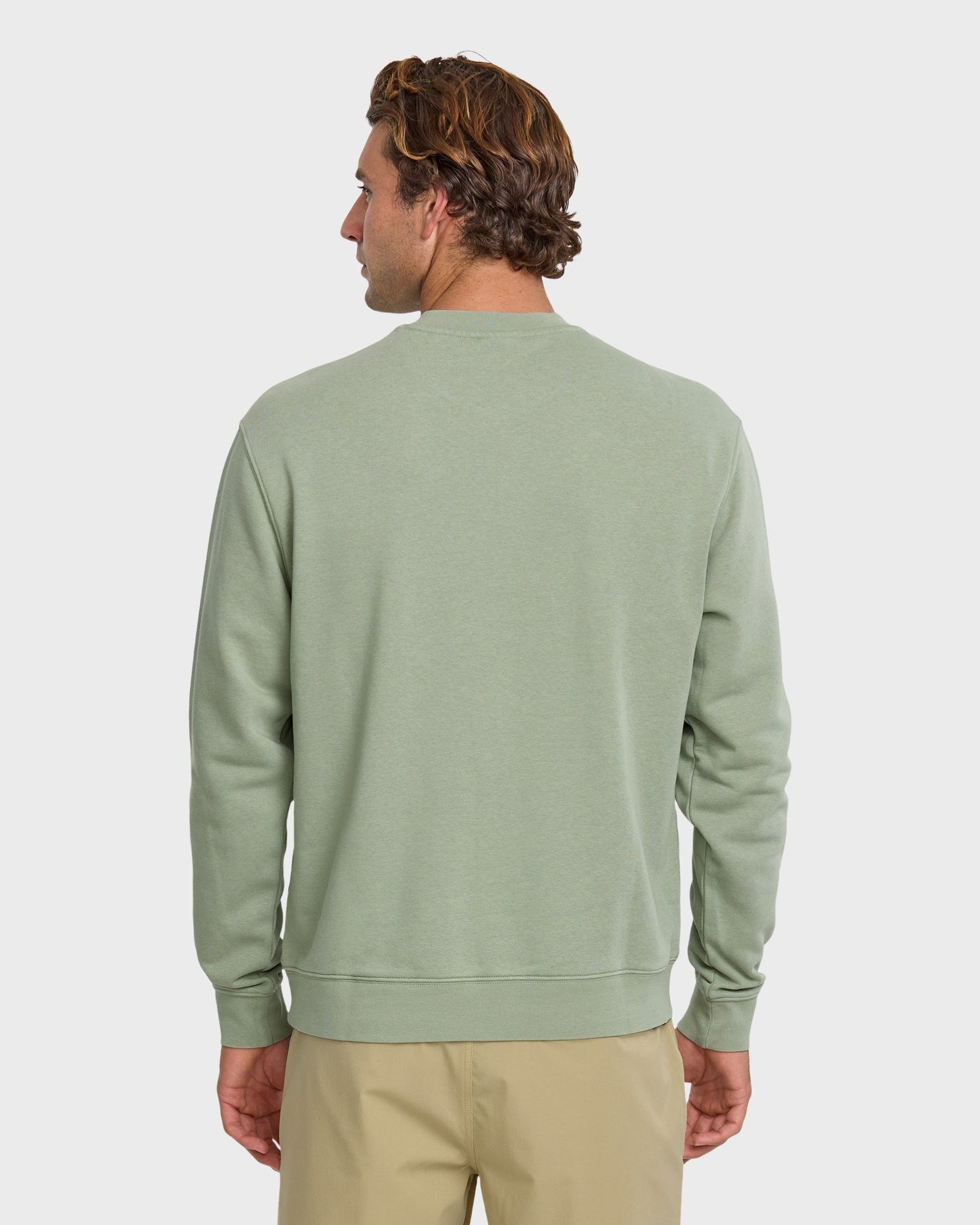 Saltwater Crewneck Sweatshirt - Herb Herb Quick Silver