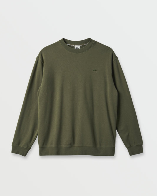 Saltwater Crewneck Sweatshirt - Army Army Quick Silver