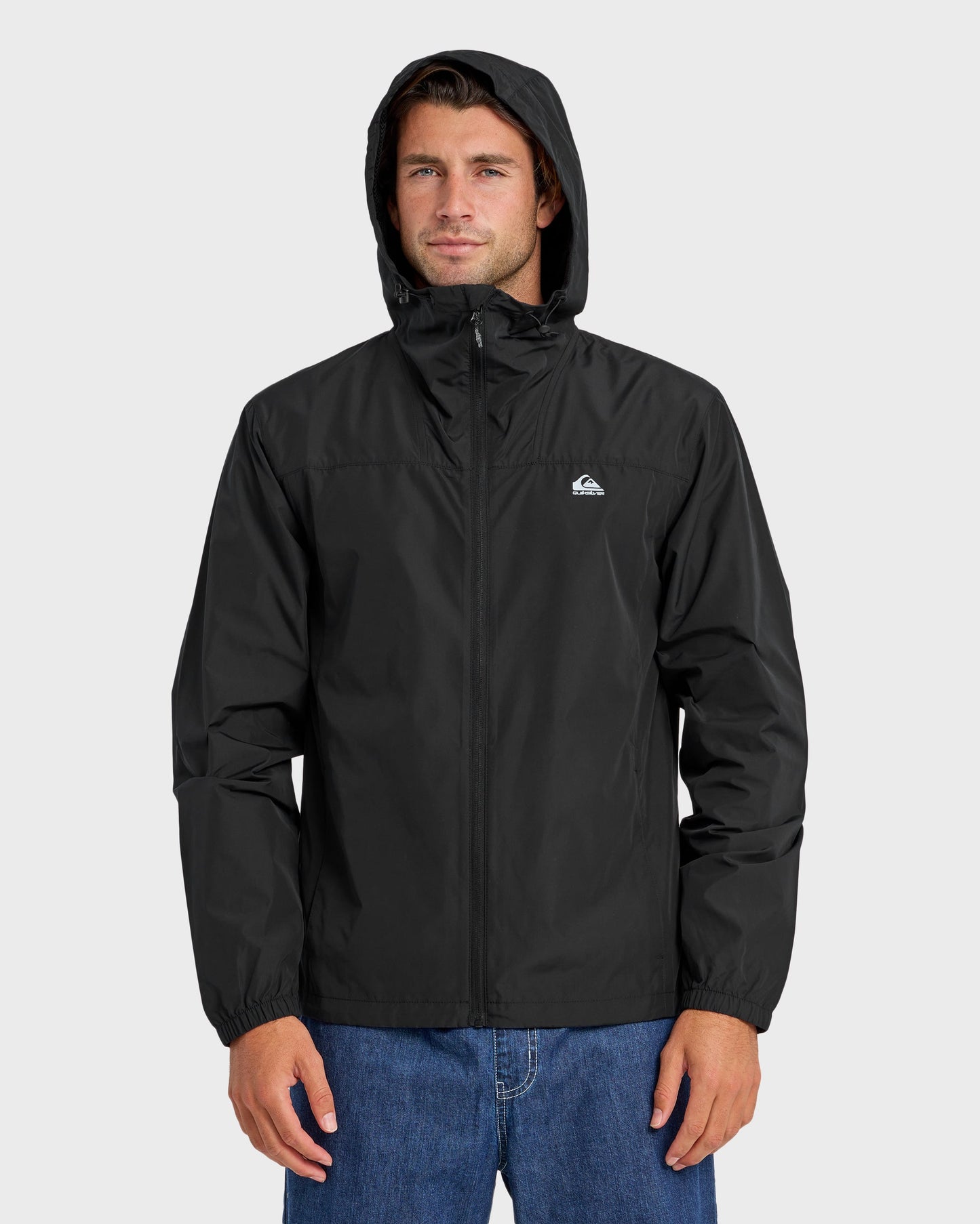 Overcast Windbreaker - Black Black Quick Silver