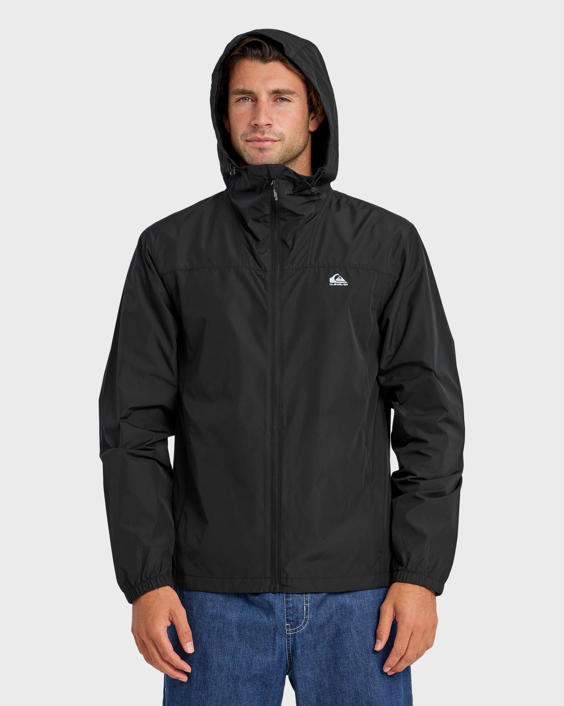 Overcast Windbreaker - Black Black Quick Silver