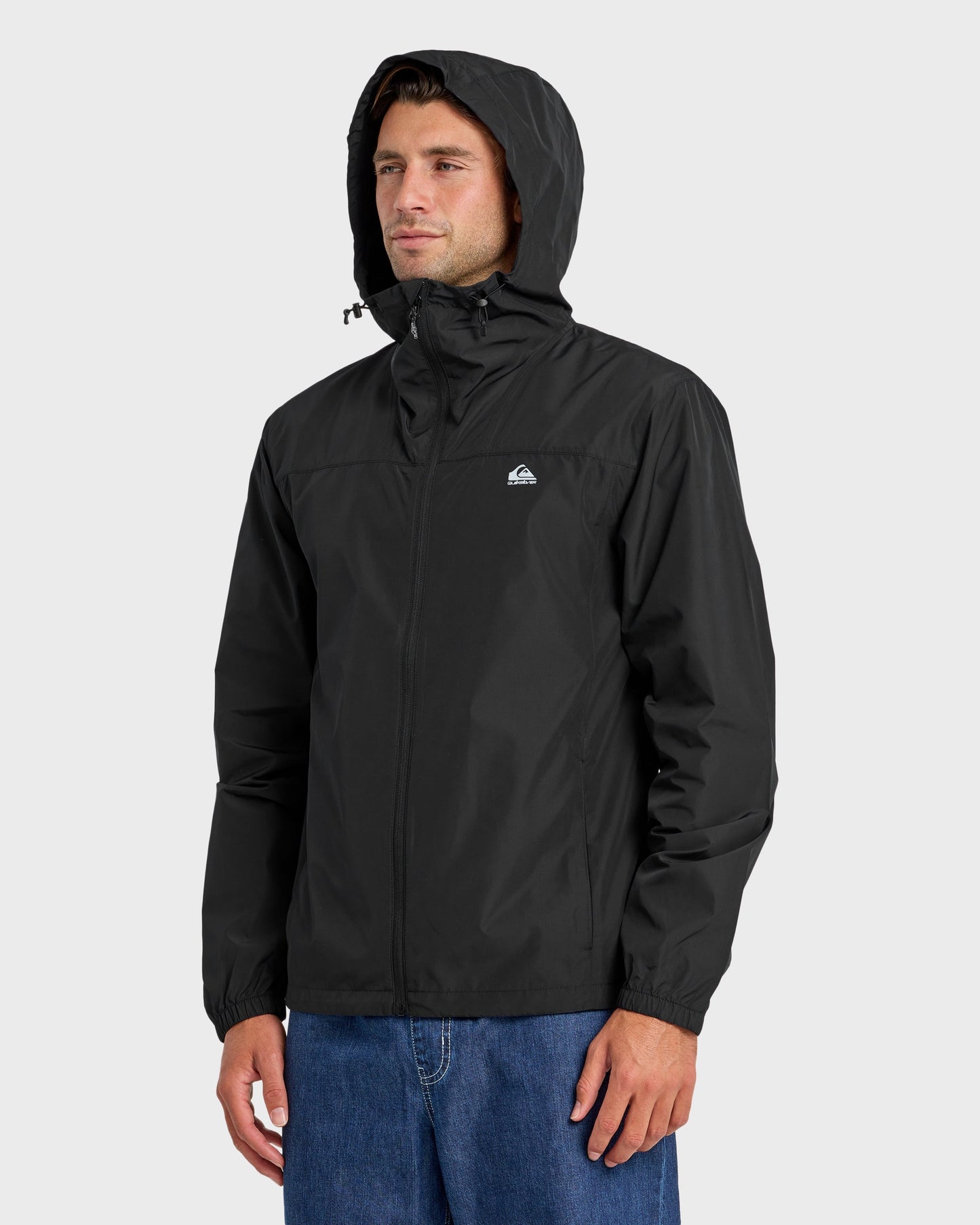 Overcast Windbreaker - Black Black Quick Silver