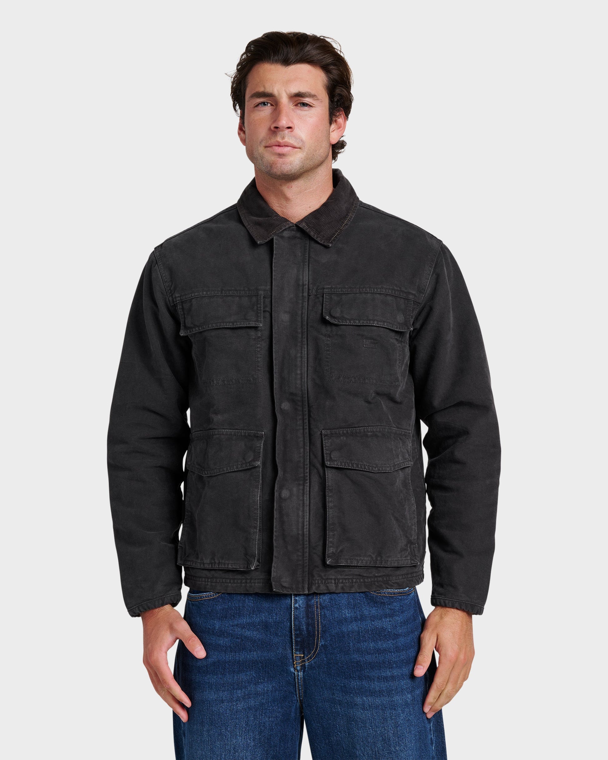 Waterman Refugio Jacket - Phantom Phantom Quick Silver