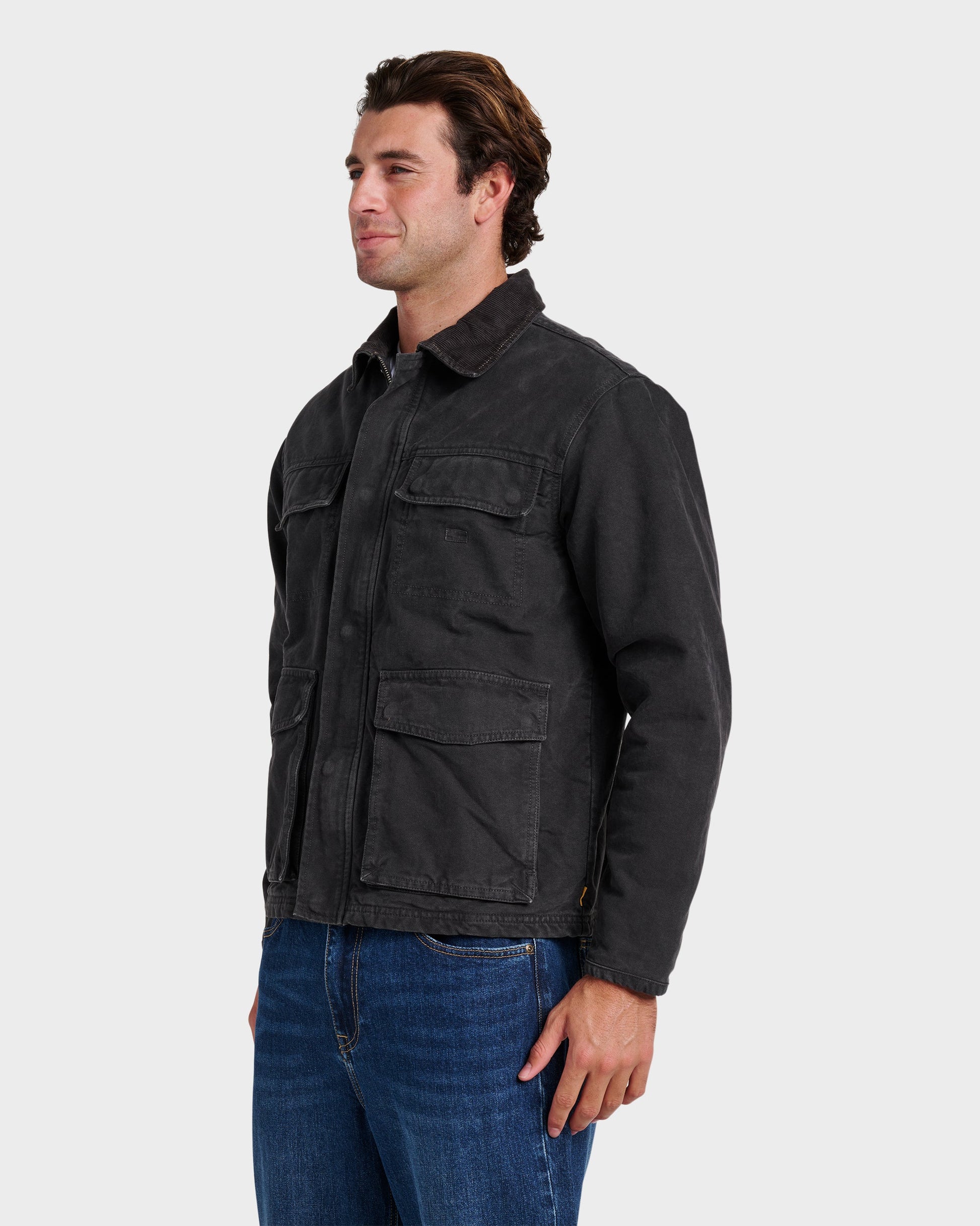 Waterman Refugio Jacket - Phantom Phantom Quick Silver