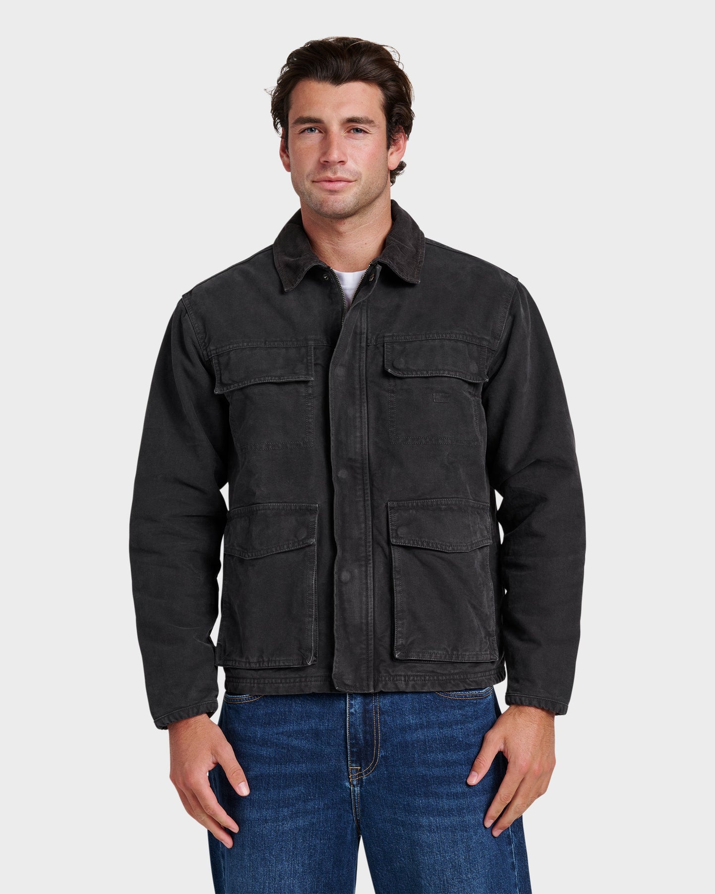 Waterman Refugio Jacket - Phantom Phantom Quick Silver