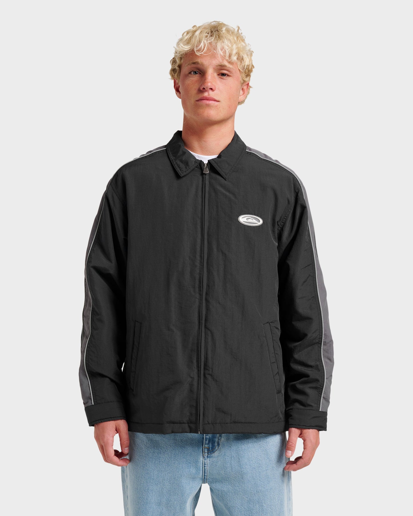 Speedway Station Jacket - Black Black Quick Silver