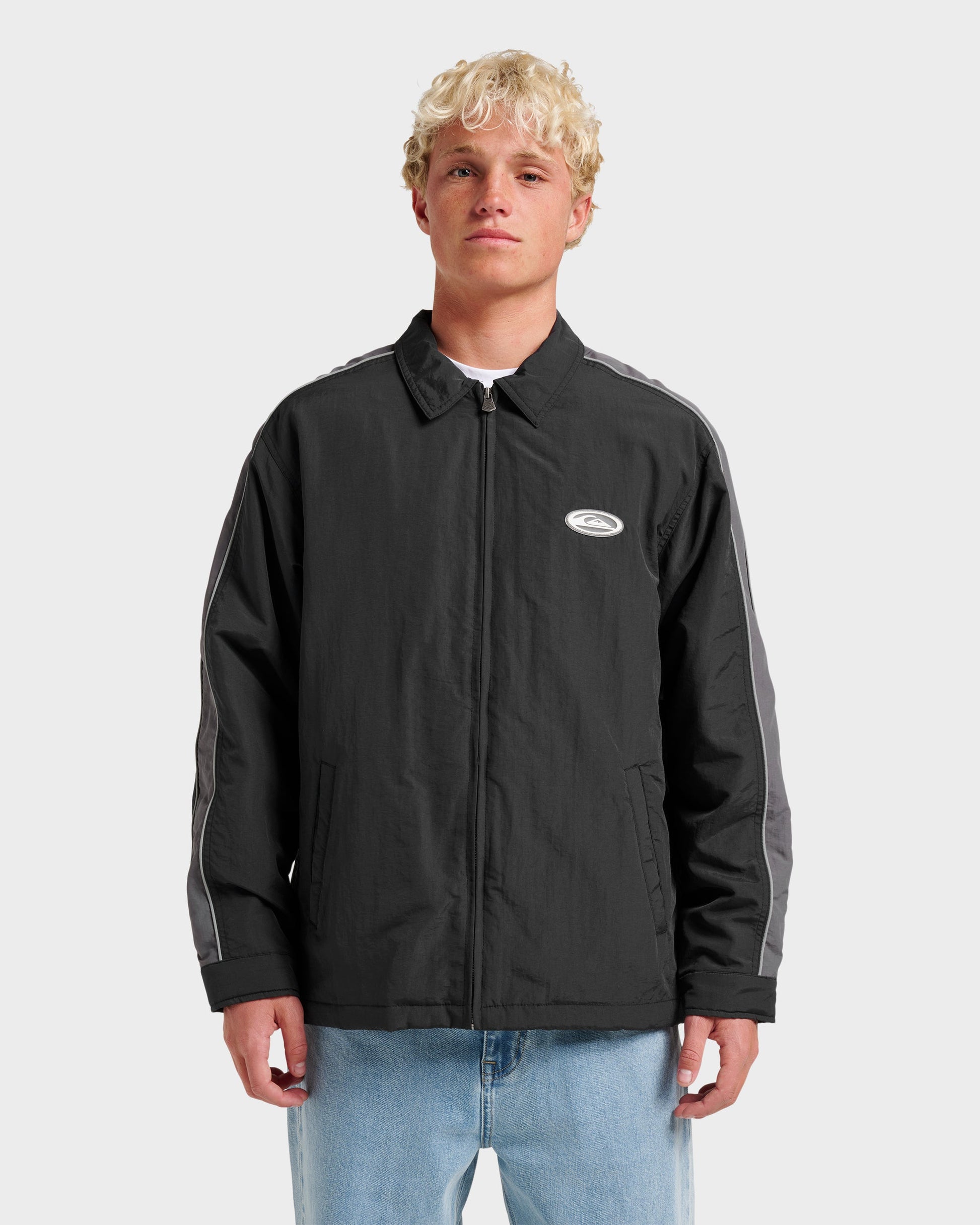 Speedway Station Jacket - Black Black Quick Silver