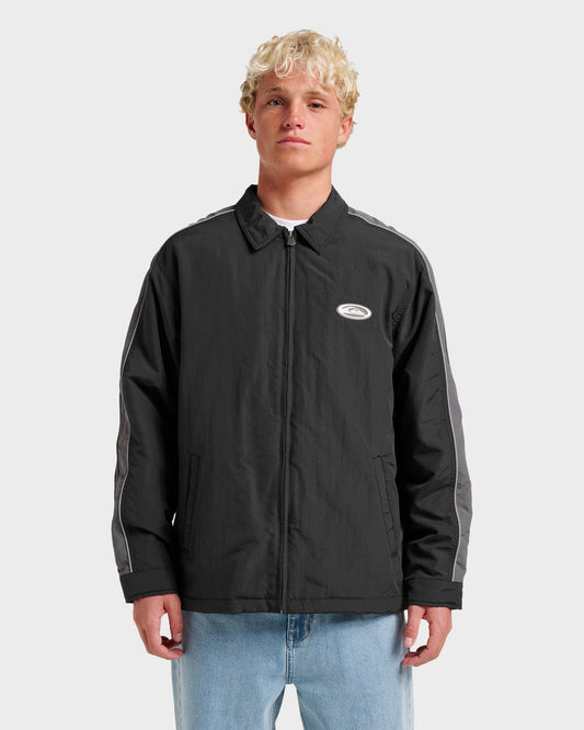 Speedway Station Jacket - Black Black Quick Silver