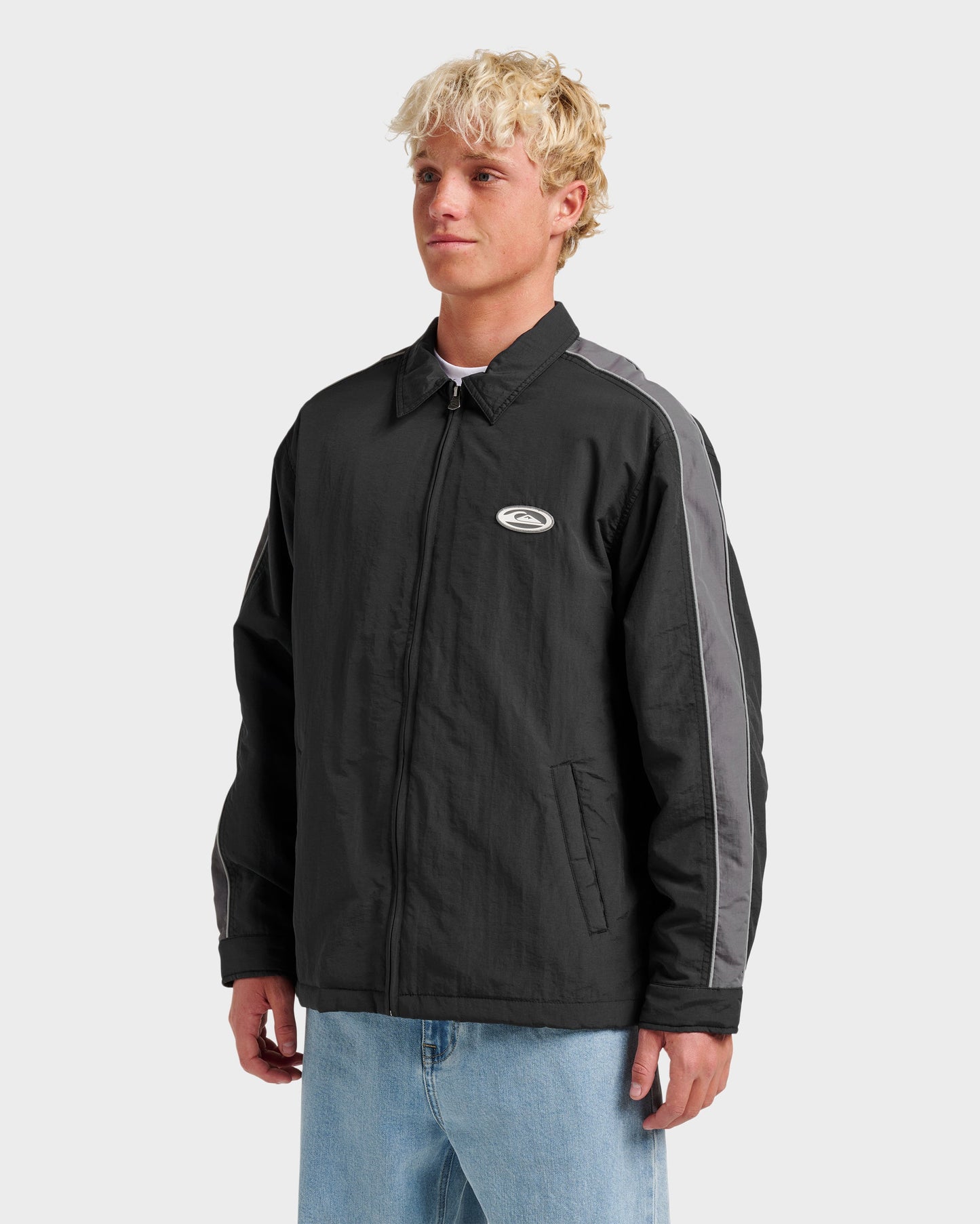 Speedway Station Jacket - Black Black Quick Silver