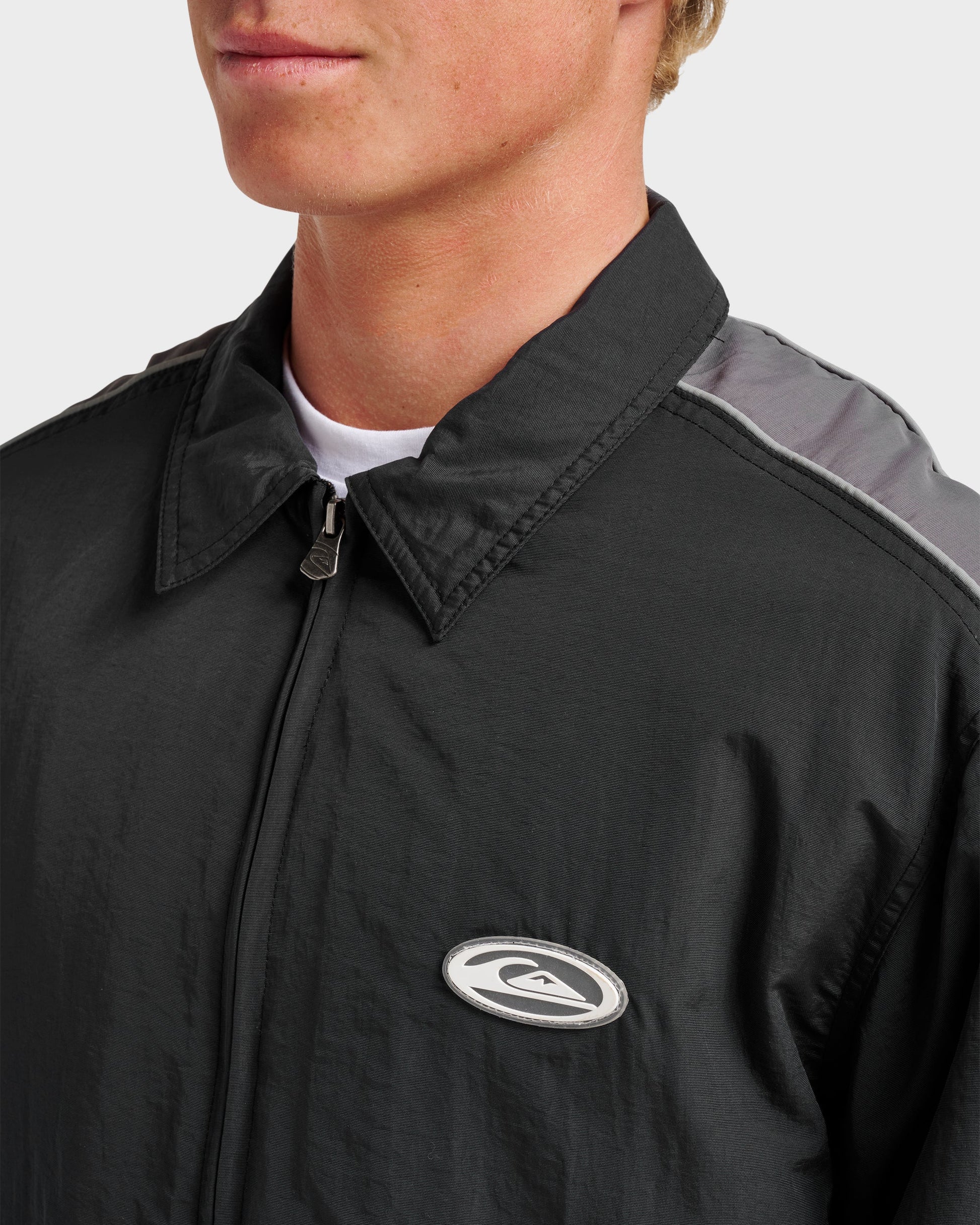 Speedway Station Jacket - Black Black Quick Silver
