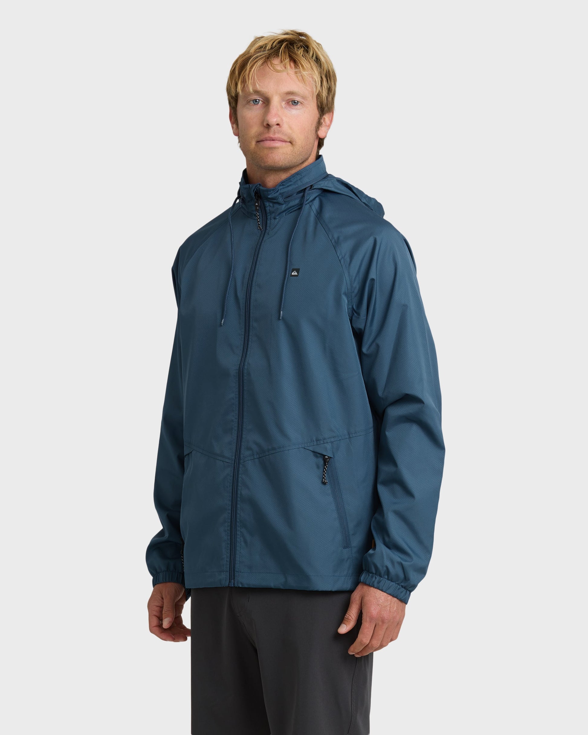 Waterman Shell Shock Water-Resistant Windbreaker - Ensign Blue Ensign Blue Quick Silver