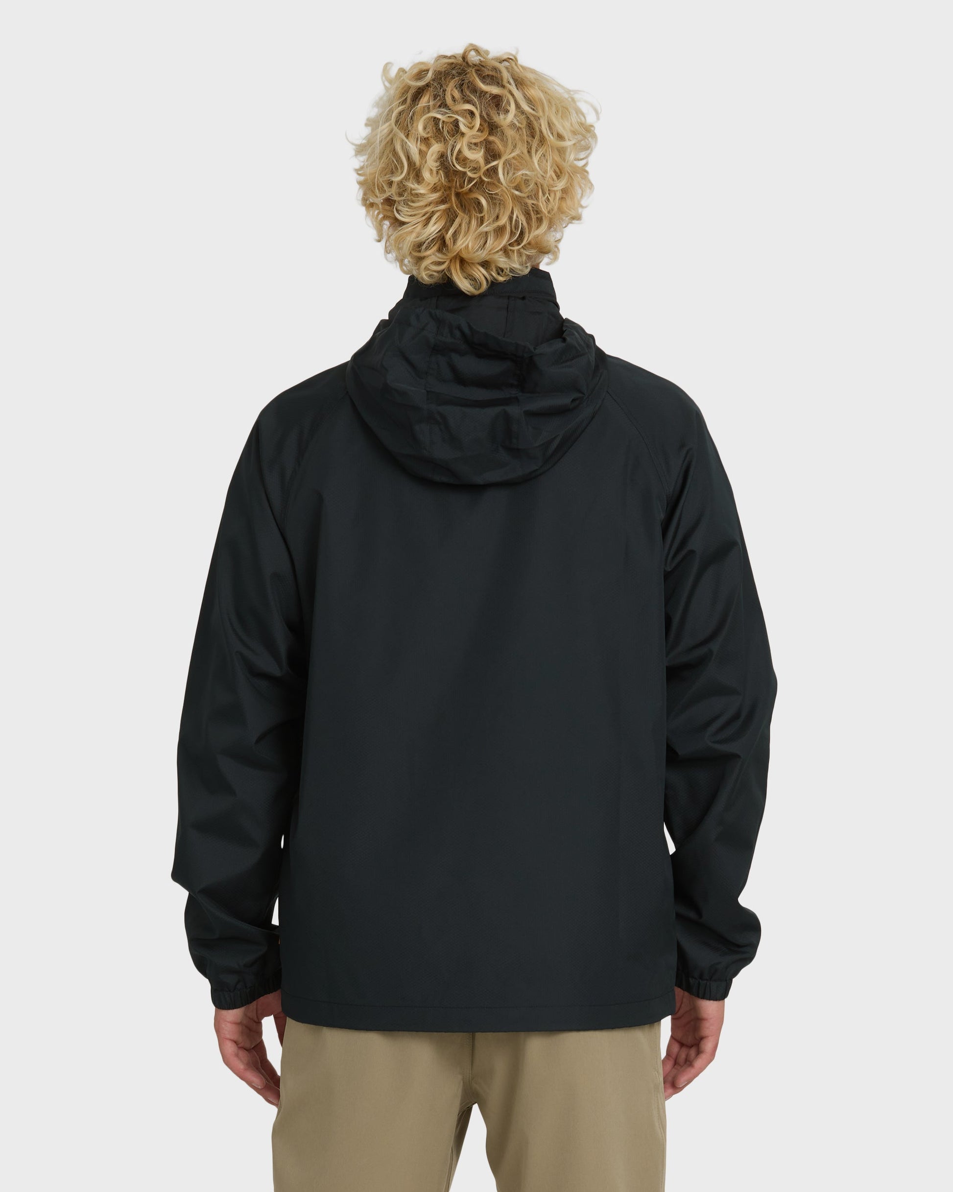 Waterman Shell Shock Water-Resistant Windbreaker - Black Black Quick Silver